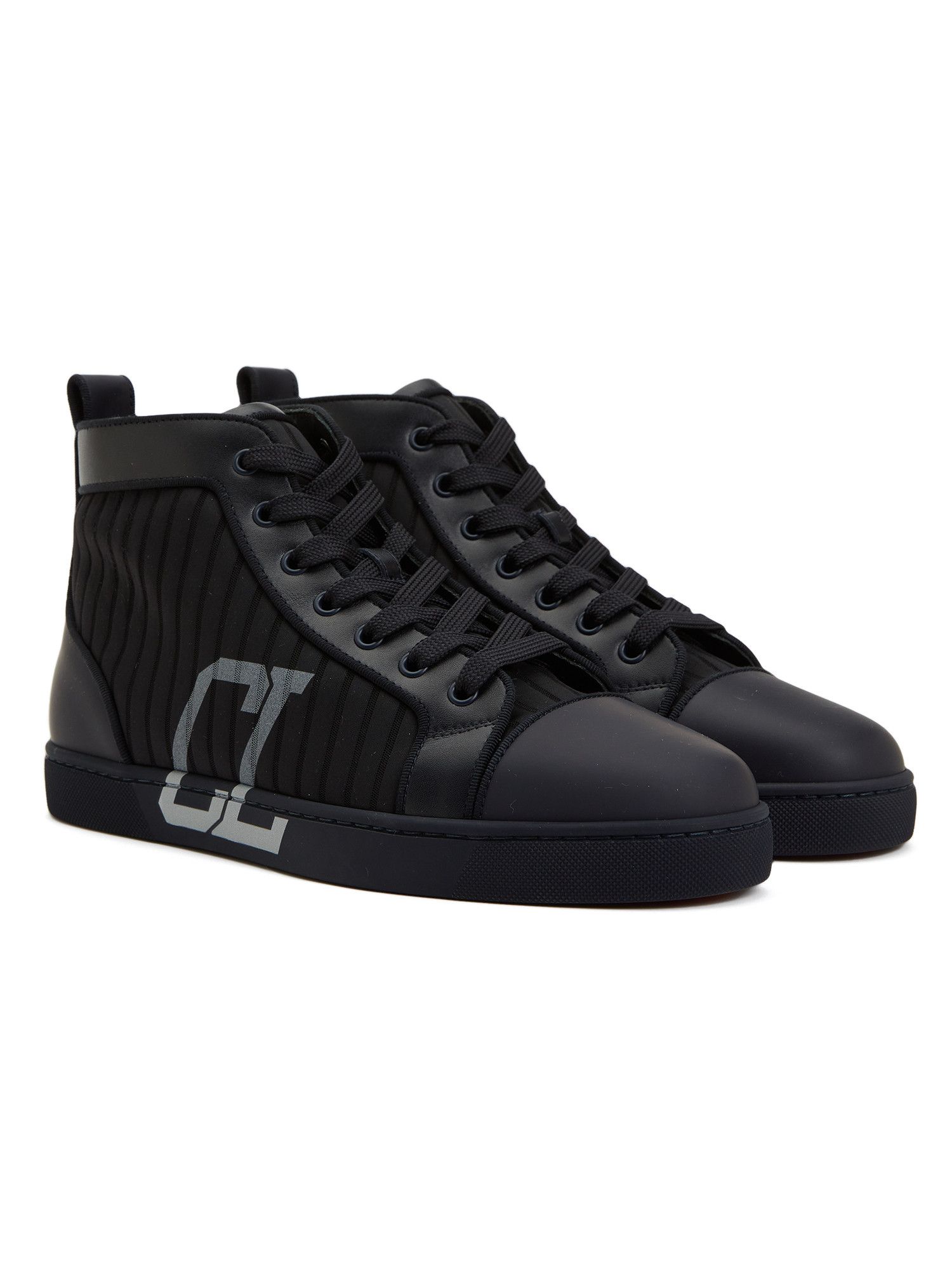 Christian Louboutin CHRISTIAN LOUBOUTIN Louis Varsimax navy black sneakers 8 41 Size US 8 / EU 41 - 1 Thumbnail