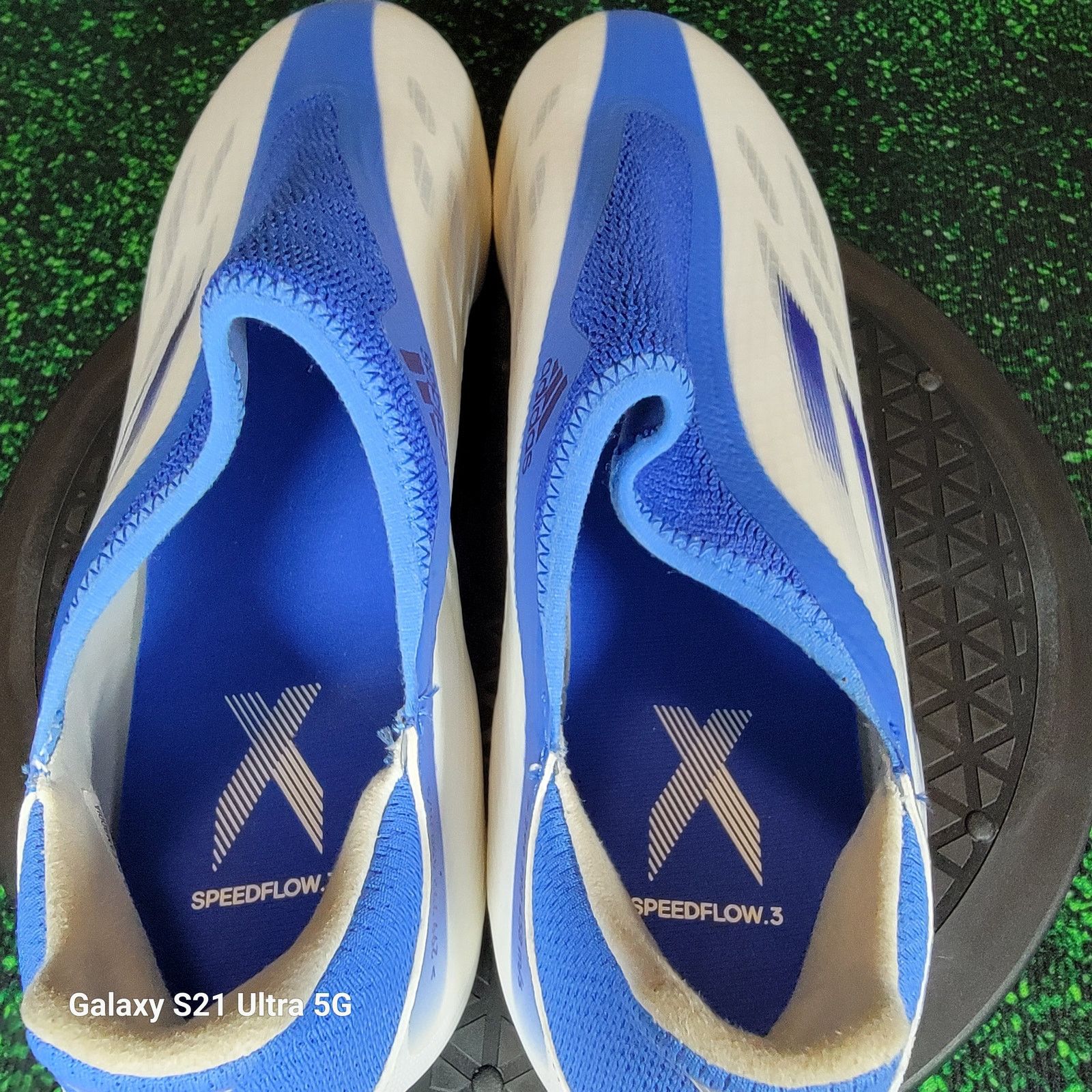 Adidas Adidas X Speedflow.3 Laceless FG 'White Legacy Indigo' Sz 13 Size US 13 / EU 46 - 6 Thumbnail