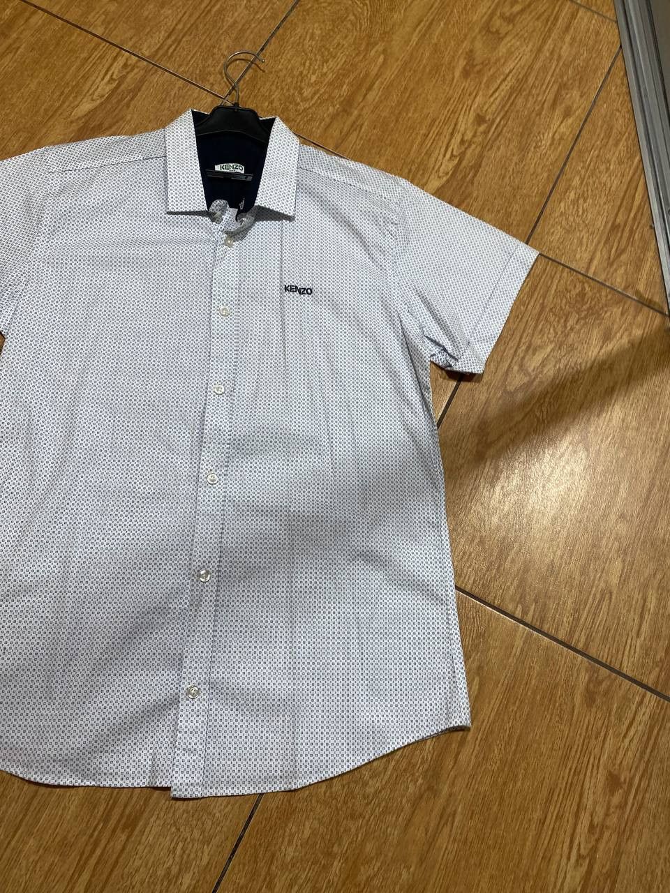 Kenzo Vintage Shirt Kenzo white print Y2K luxury streetwear Size US XL / EU 56 / 4 - 7 Thumbnail