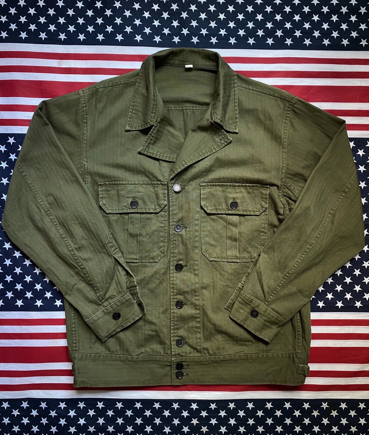 Vintage US Army 1st Pattern 13Star Size US M / EU 48-50 / 2 - 1 Thumbnail