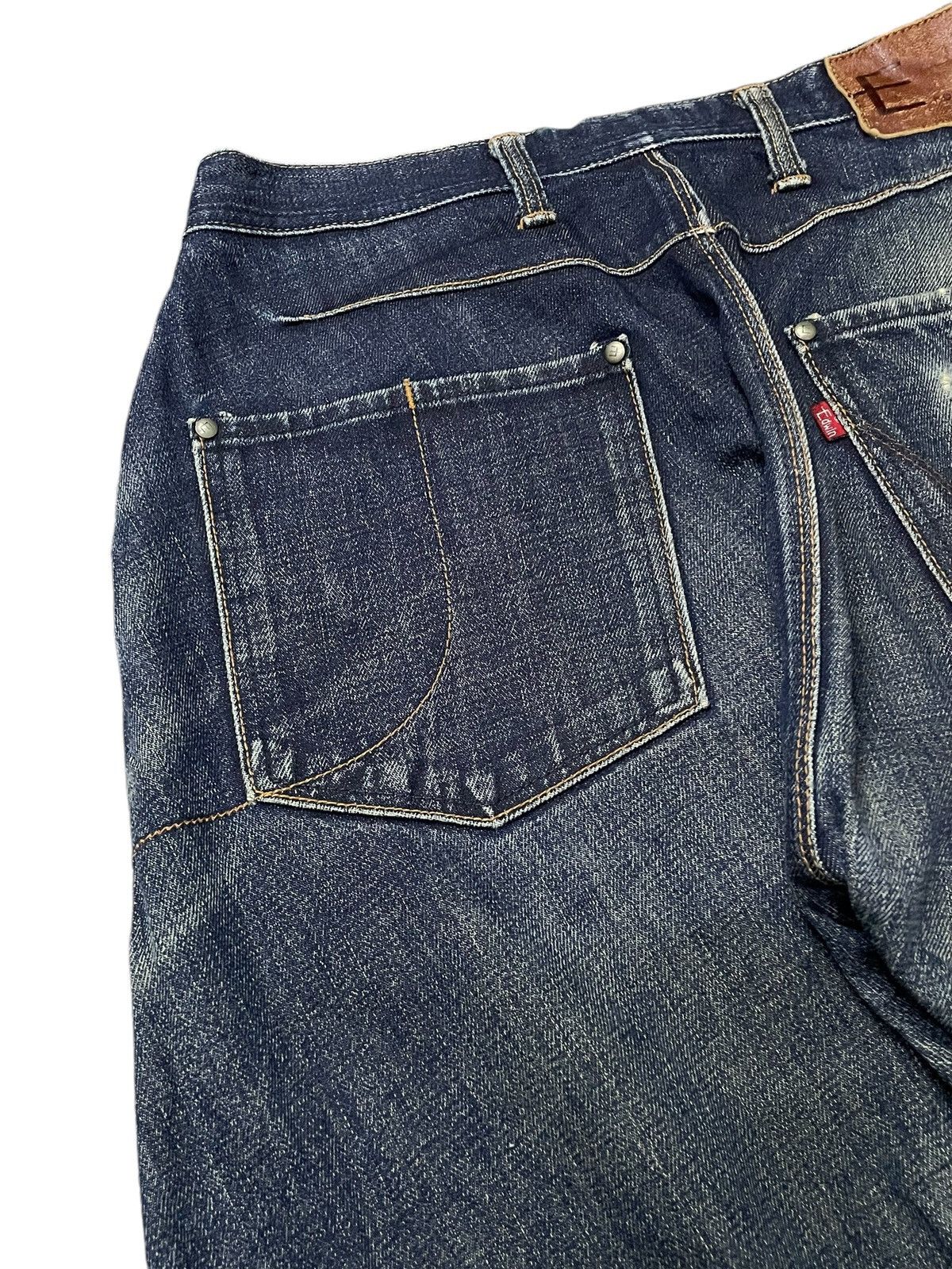 Edwin × Hysteric Glamour Vintage Edwin E Function Spiral Cut Loose Jeans Size US 30 / EU 46 - 14 Thumbnail