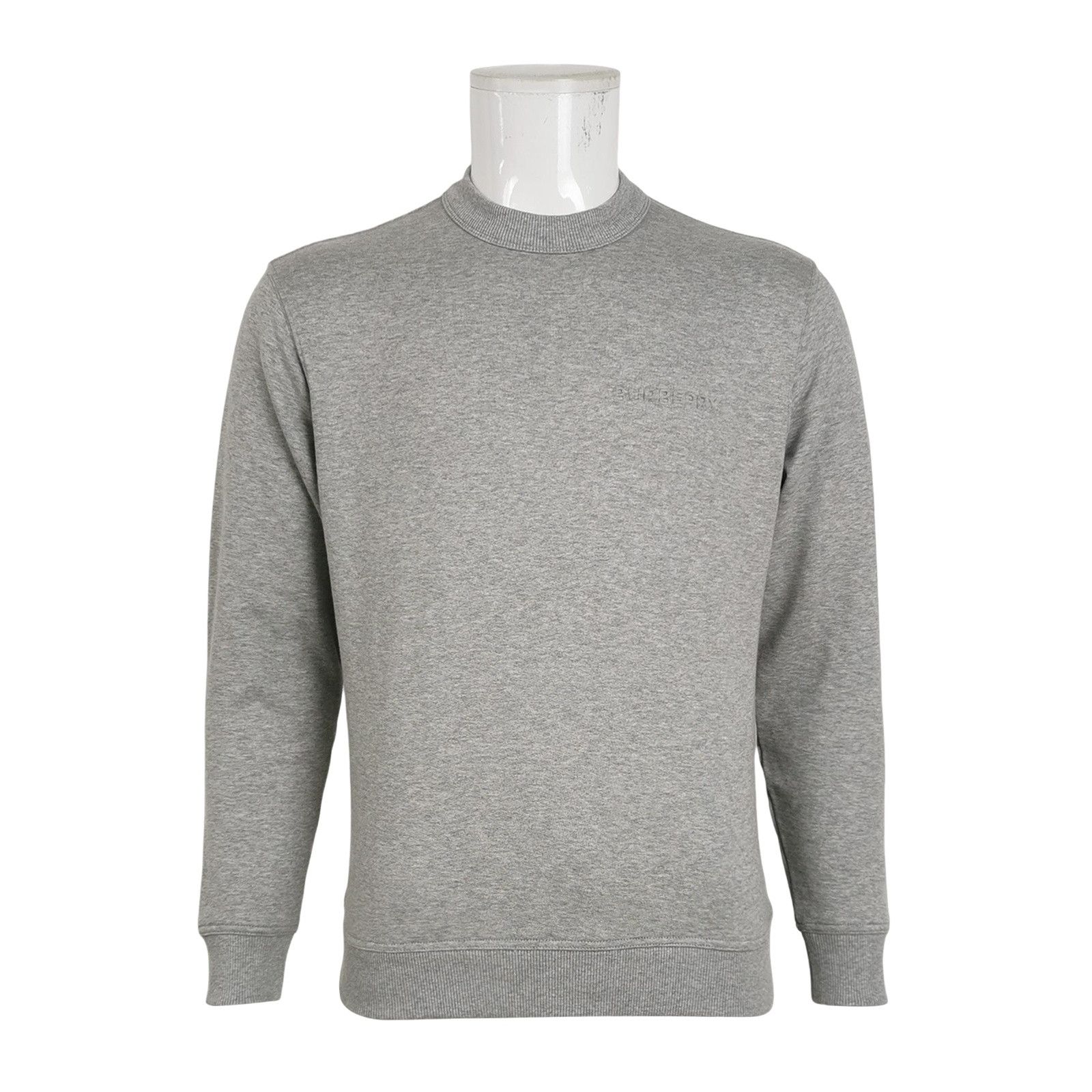 Burberry Burberry Embroidered Logo Sweatshirt Gray XS Size US XS / EU 42 / 0 - 1 Thumbnail