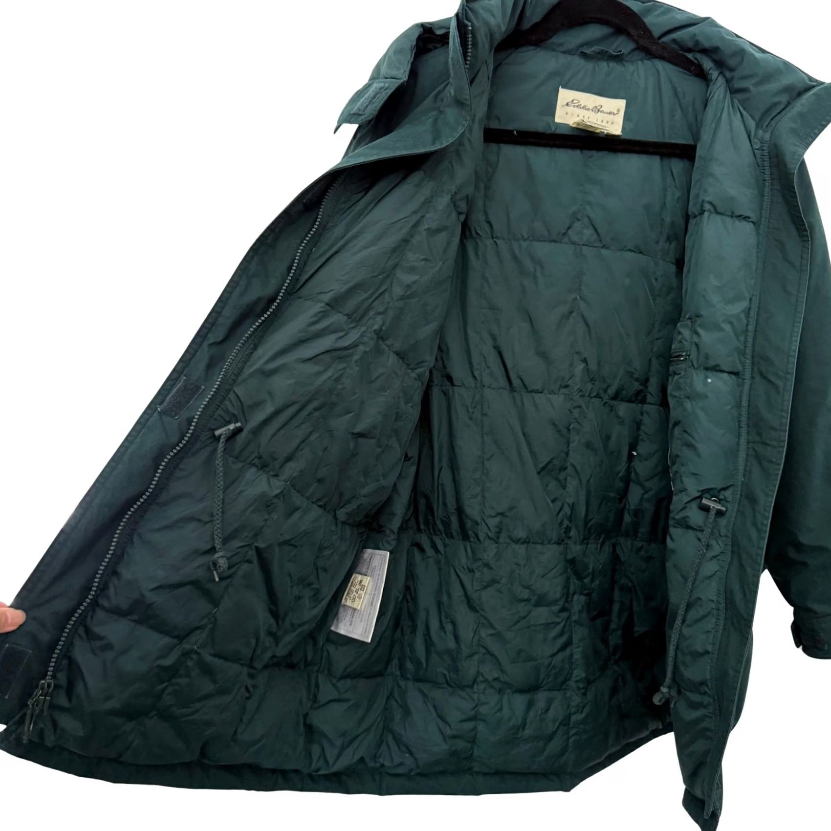 Eddie Bauer VINTAGE Eddie Bauer Snowline Goose Down Puffer Jacket Coat '90s Ski - Medium Womens Green Size M / US 6-8 / IT 42-44 - 4 Thumbnail