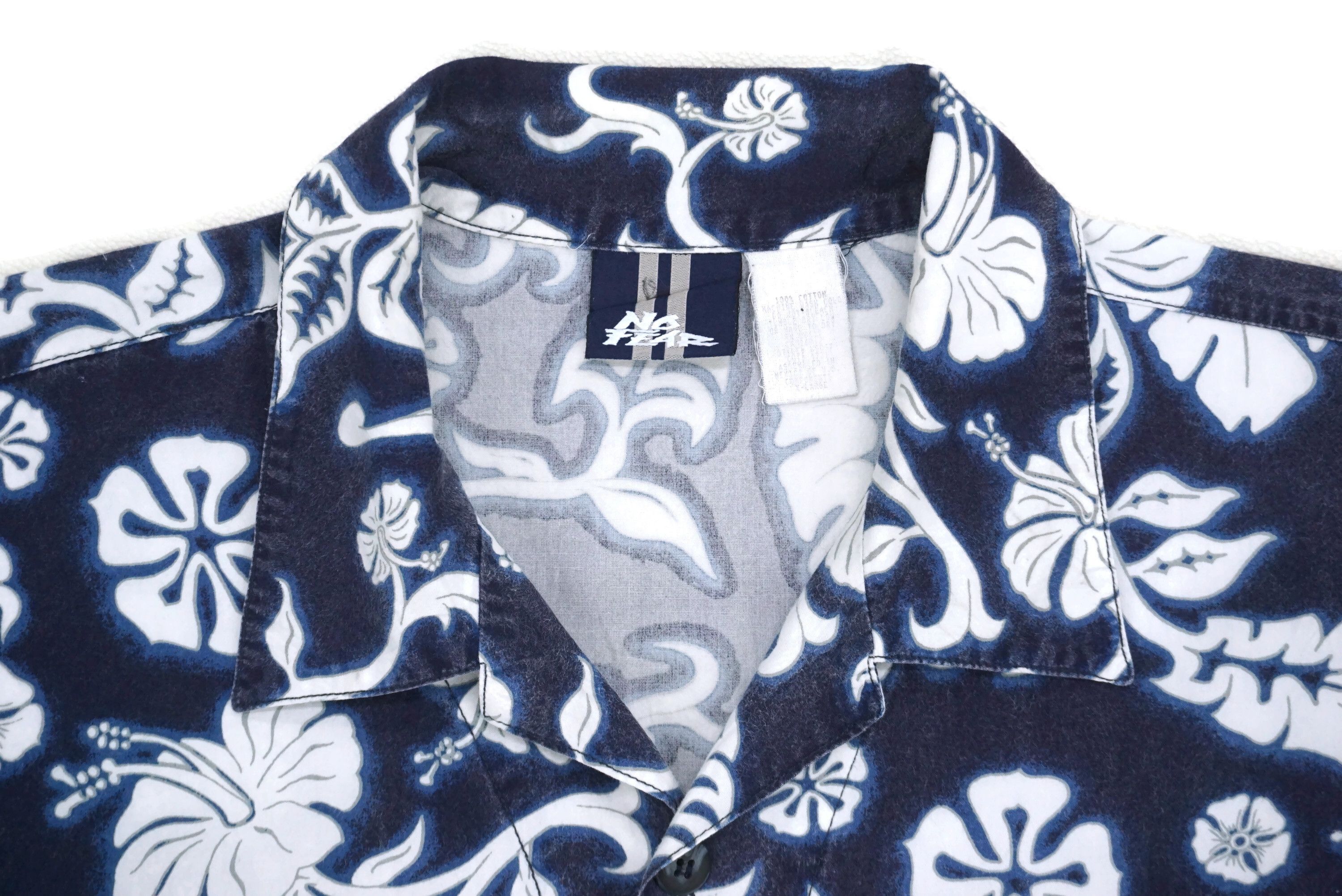 No Fear Vintage No Fear Hawaiian Full Print Floral Aloha Shirt Size US XL / EU 56 / 4 - 4 Thumbnail