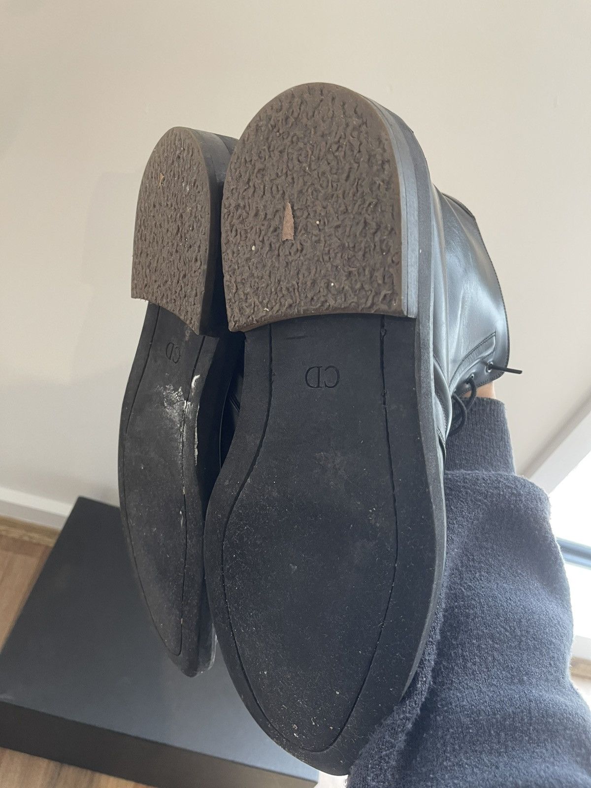 Dior Dior Homme 2009 runway leather boots eu45 Size US 12 / EU 45 - 7 Thumbnail