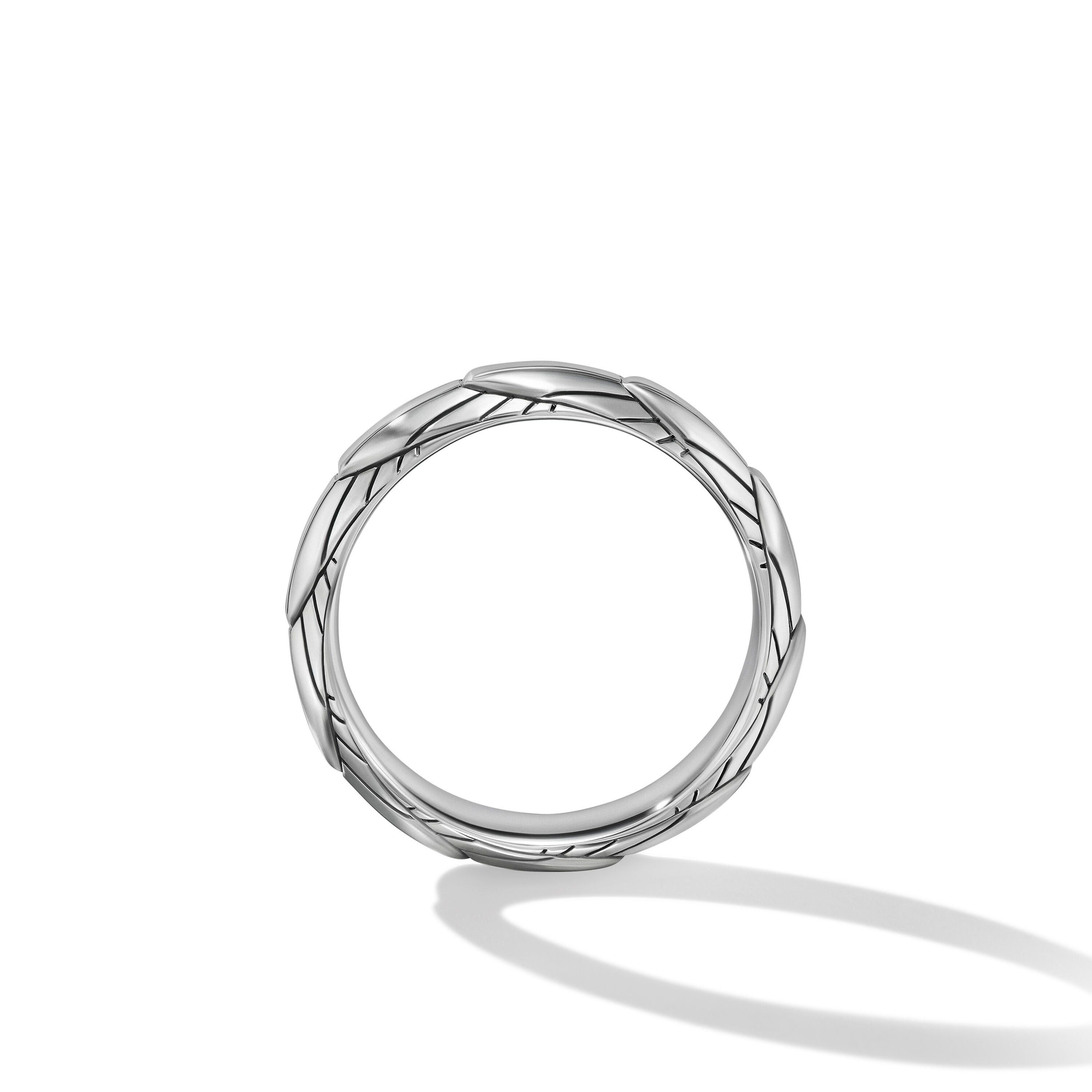 David Yurman o1w1db10526 R25750M/Size 6/ Empire Band Ring in Silver Size ONE SIZE - 2 Thumbnail
