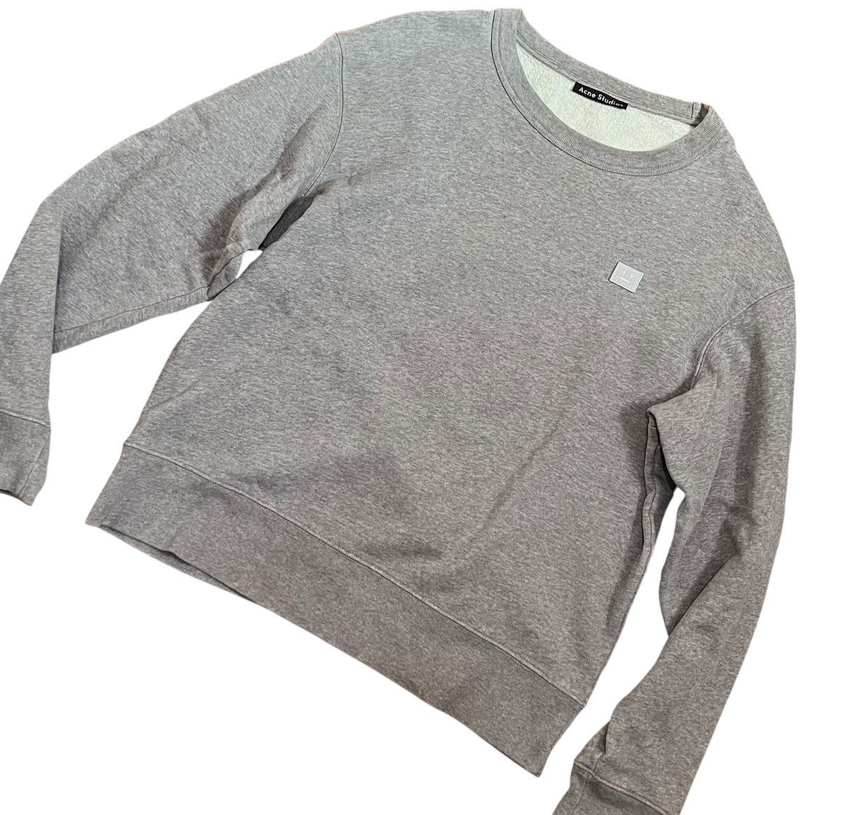 Acne Studios Acne studios face boxy grey oversized sweatshirt Size US L / EU 52-54 / 3 - 3 Thumbnail