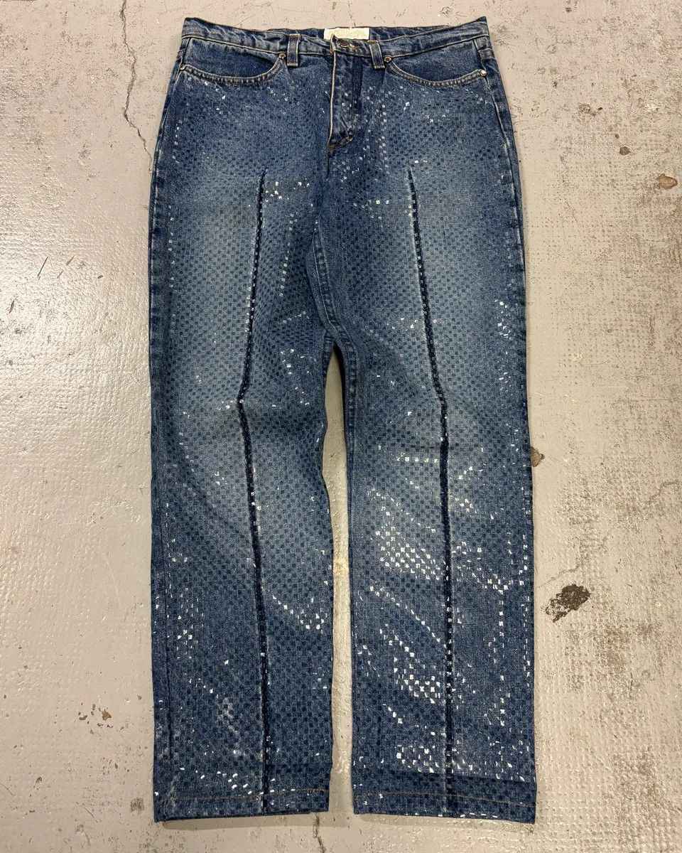 Roberto Cavalli FW1999 Roberto Cavalli Blue Dynamic Royal Denim Jeans Size 26" / US 2 / IT 38 - 1 Thumbnail