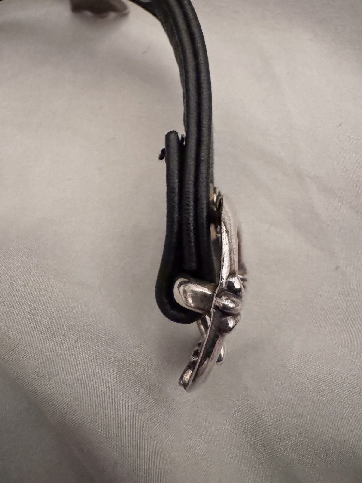 Chrome Hearts Chrome Hearts Cross Gunslinger Leather Bracelet Size ONE SIZE - 10 Thumbnail