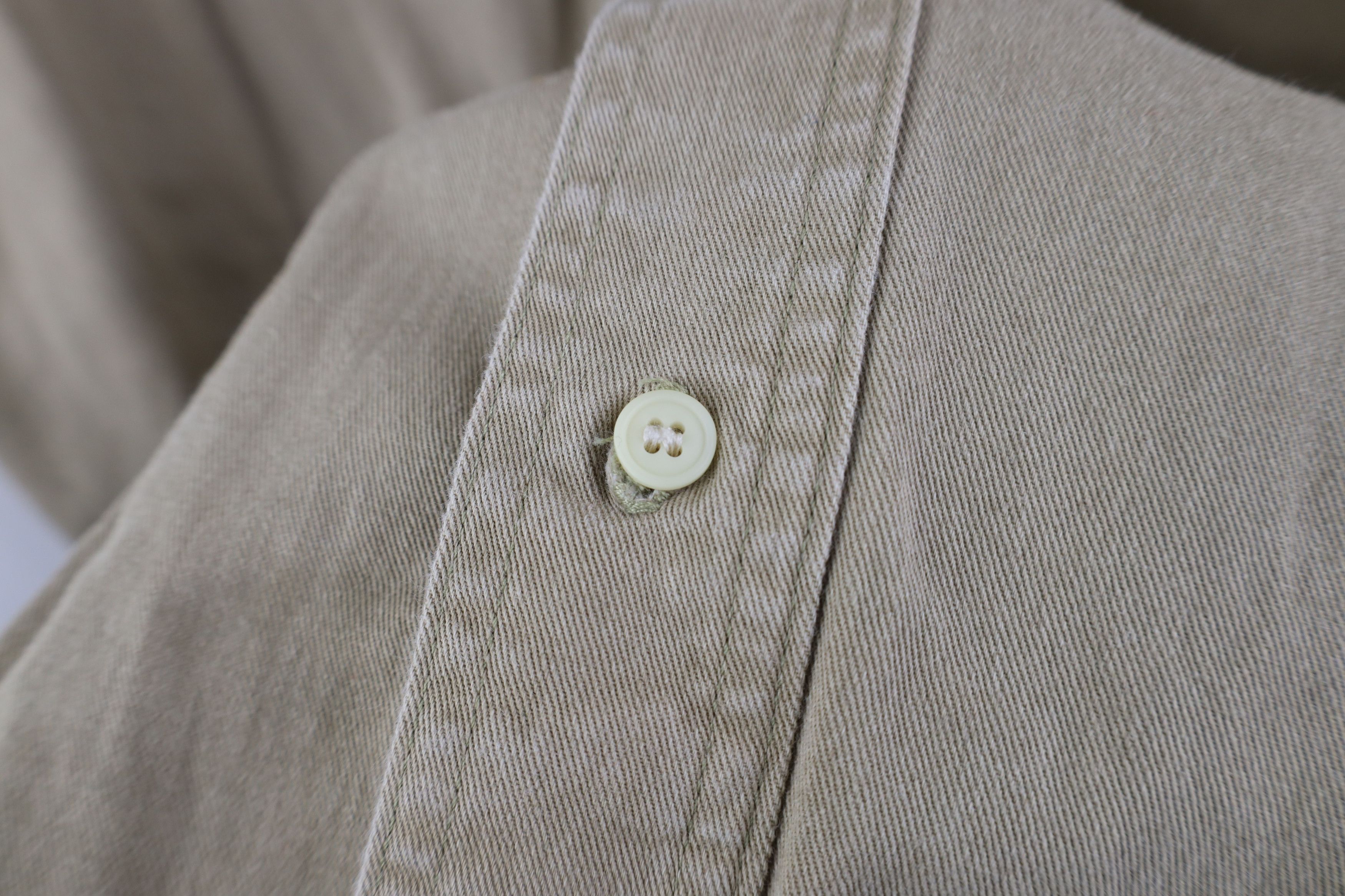 Woolrich Woolen Mills Vintage 90s Woolrich Pigment Dye Baggy Twill Button Shirt Size US L / EU 52-54 / 3 - 8 Thumbnail