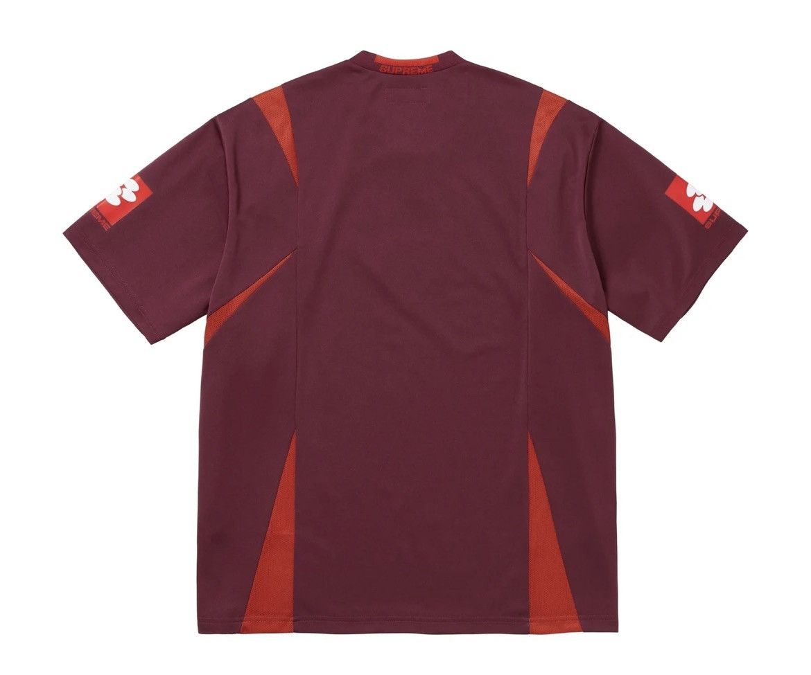Supreme Supreme Maroon Crest Soccer Jersey Size US L / EU 52-54 / 3 - 2 Thumbnail