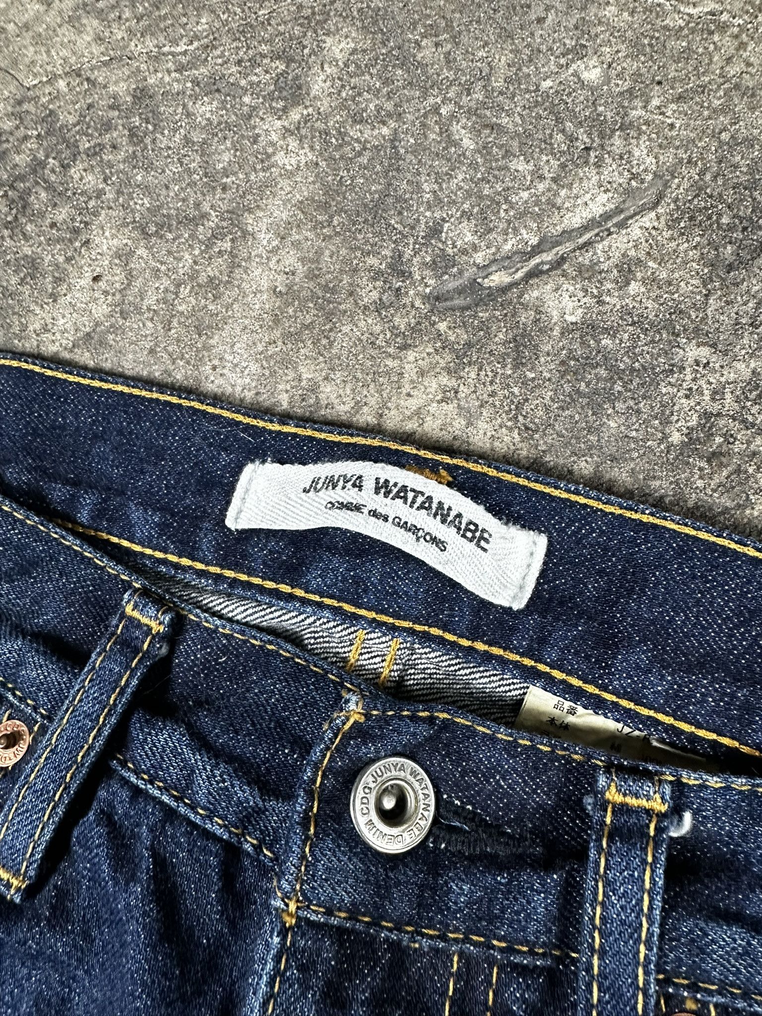 Junya Watanabe 2012 Junya Watanabe Straight Selvedge Jeans Size US 30 / EU 46 - 8 Thumbnail