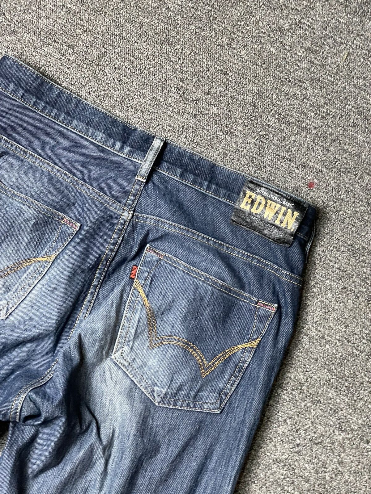 Edwin × Vintage Vintage EDWIN 403 Straight Cut Jeans (92) Size US 31 - 9 Thumbnail