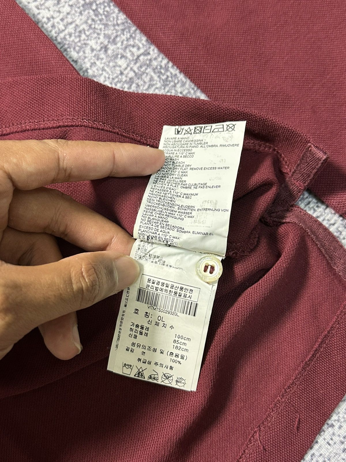 Vivienne Westwood Vivienne Westwood Long Sleeve Shirts Maroon Size US L / EU 52-54 / 3 - 9 Thumbnail