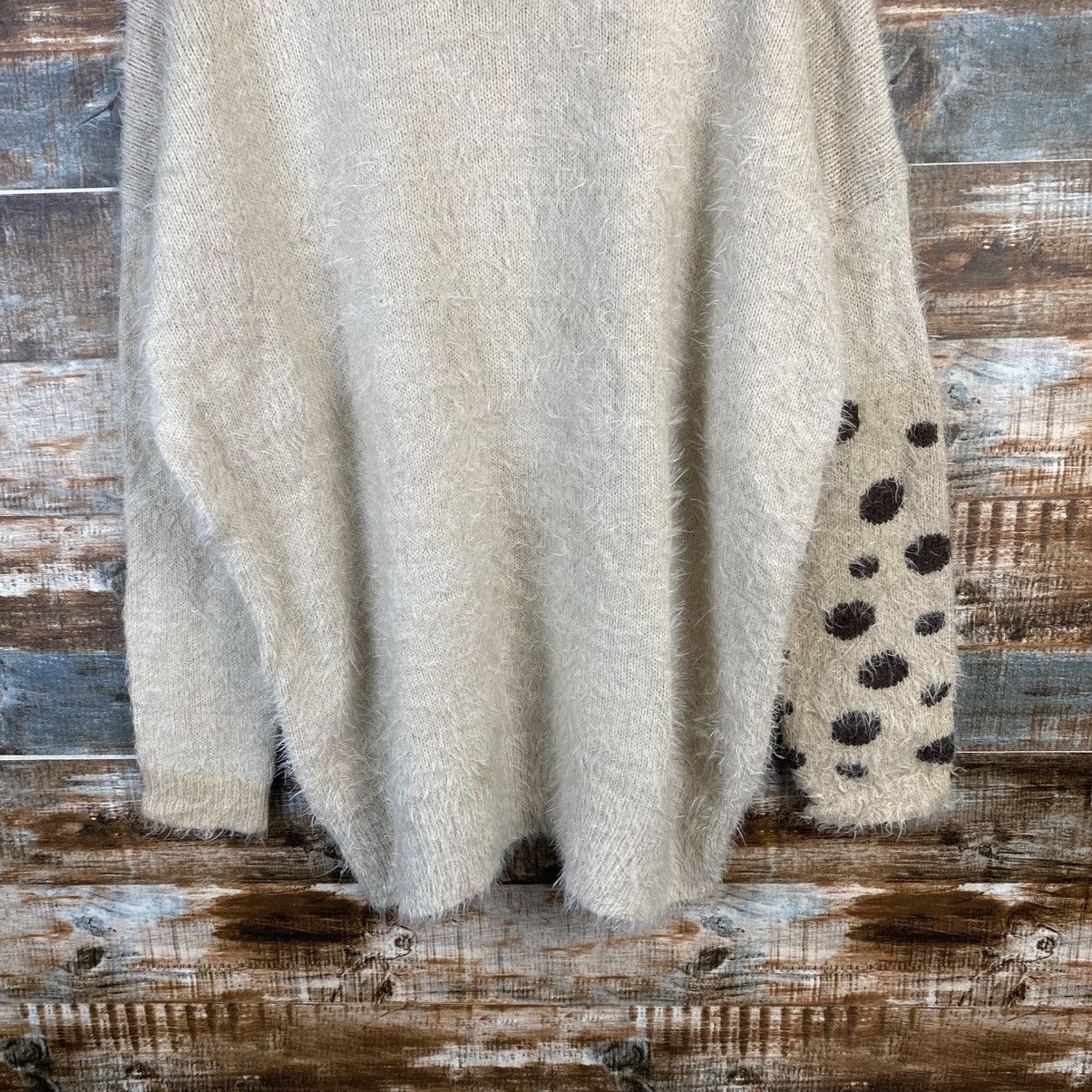Homespun Knitwear DL N’or Beige Mohair Knitwear #C1111 Size XL / US 12-14 / IT 48-50 - 6 Thumbnail