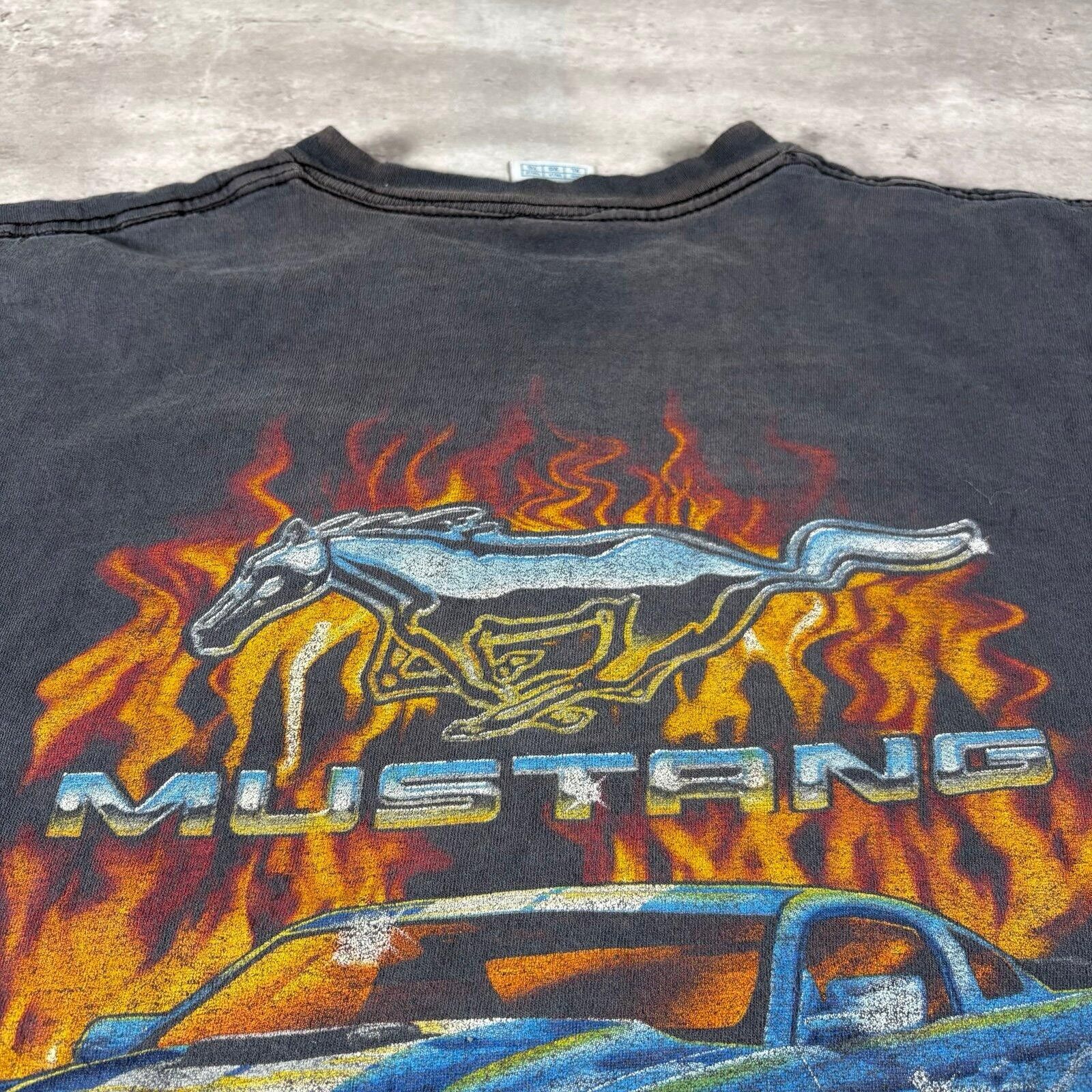 Mustang Vintage Ford Mustang Flame Cutoff Size US L / EU 52-54 / 3 - 6 Thumbnail