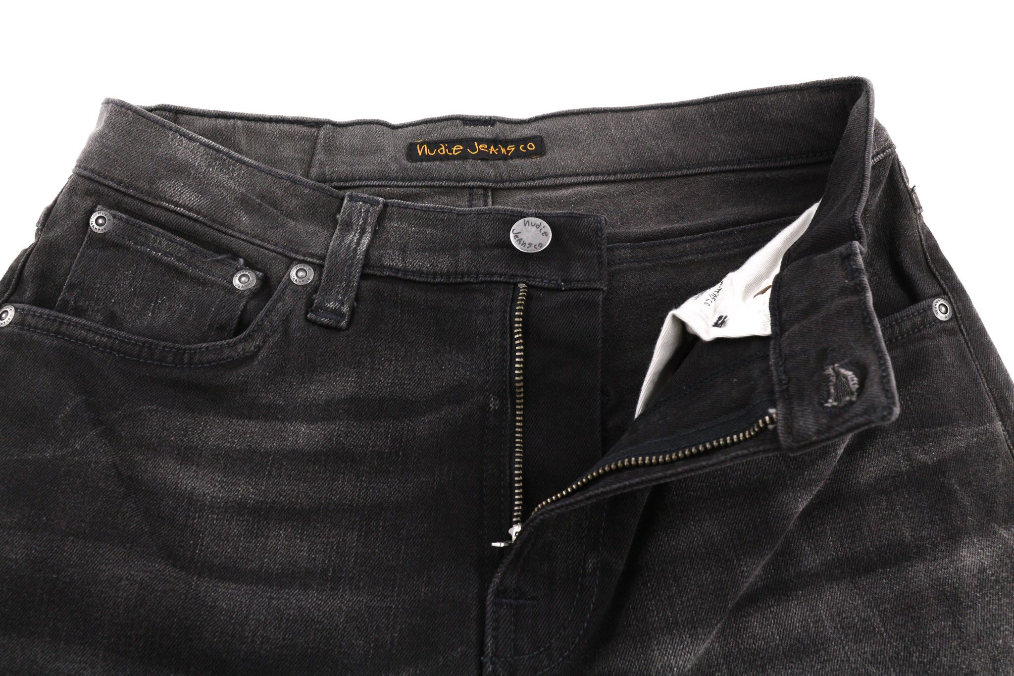 Nudie Jeans PIPE LED W30/L30 Grey Marble Organic Slim Washed 81638 Size US 30 / EU 46 - 4 Thumbnail
