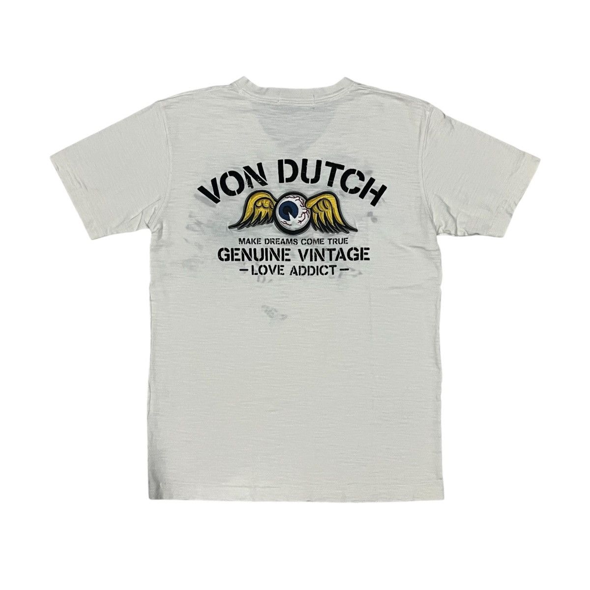 Vintage × Von Dutch Vintage Von Dutch Flying Eye White Embroidery Tee Size US M / EU 48-50 / 2 - 1 Thumbnail