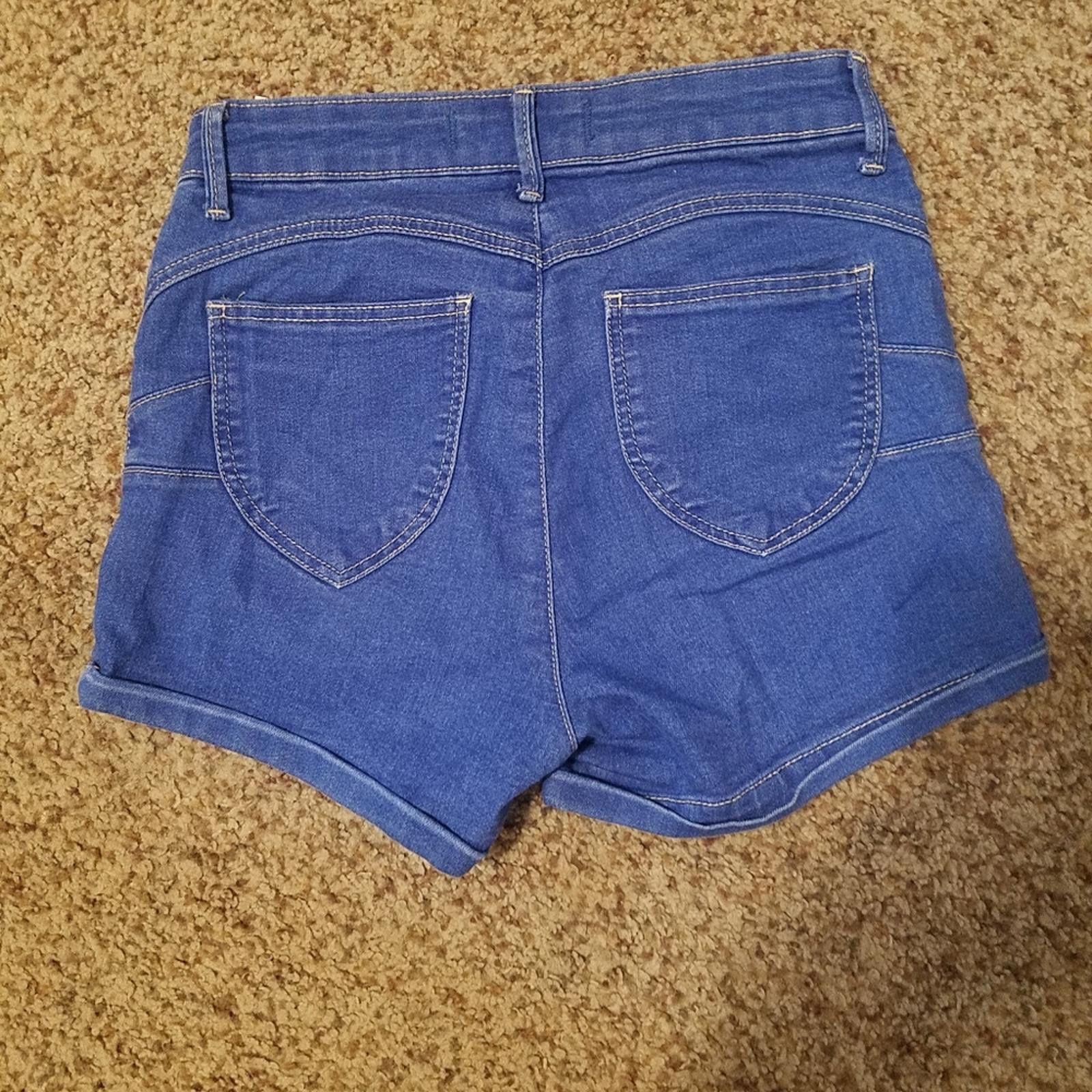Designer Tally Weijl Blue Denim Women's Shorts Size 4 Size 27" / US 4 / IT 40 - 1 Thumbnail