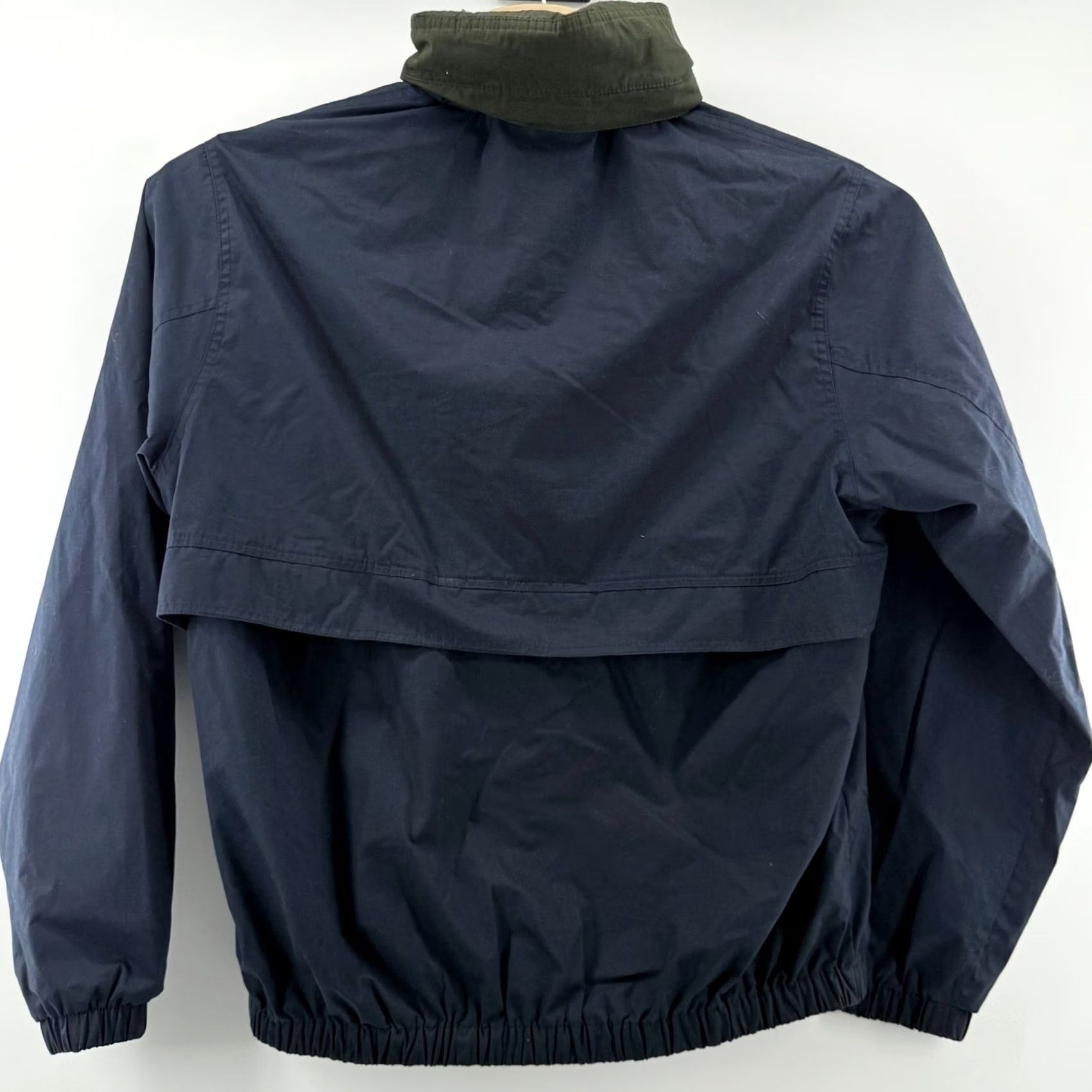 Vintage VINTAGE Pacific Trail LT Jacket Hooded Vented Navy Blue Windbreaker Men L Regular Fit Sharksnake? Size US L / EU 52-54 / 3 - 2 Thumbnail