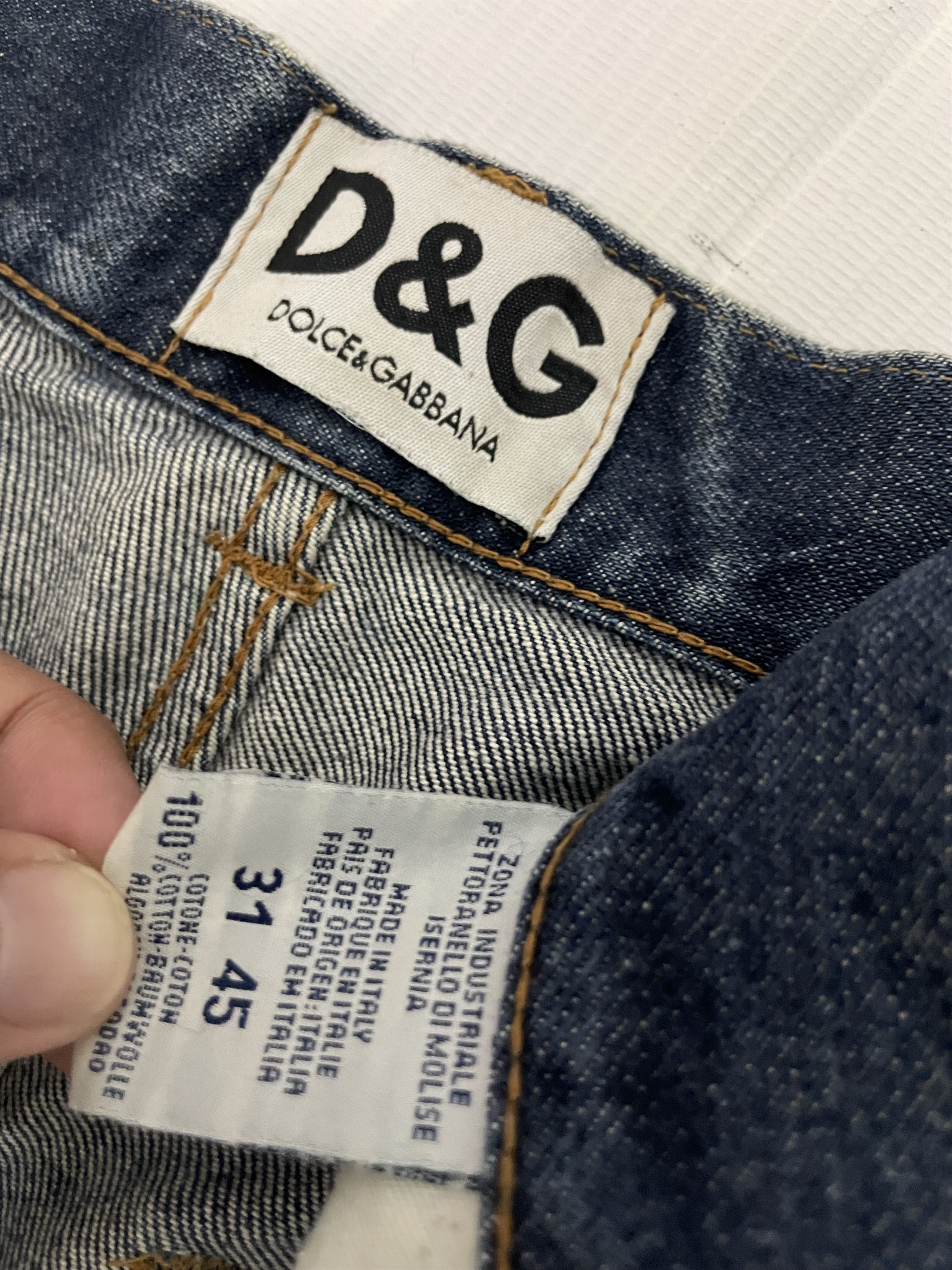 Dolce & Gabbana Dolce & Gabbana Button-Fly Distressed Denim Italy Size US 30 / EU 46 - 7 Thumbnail
