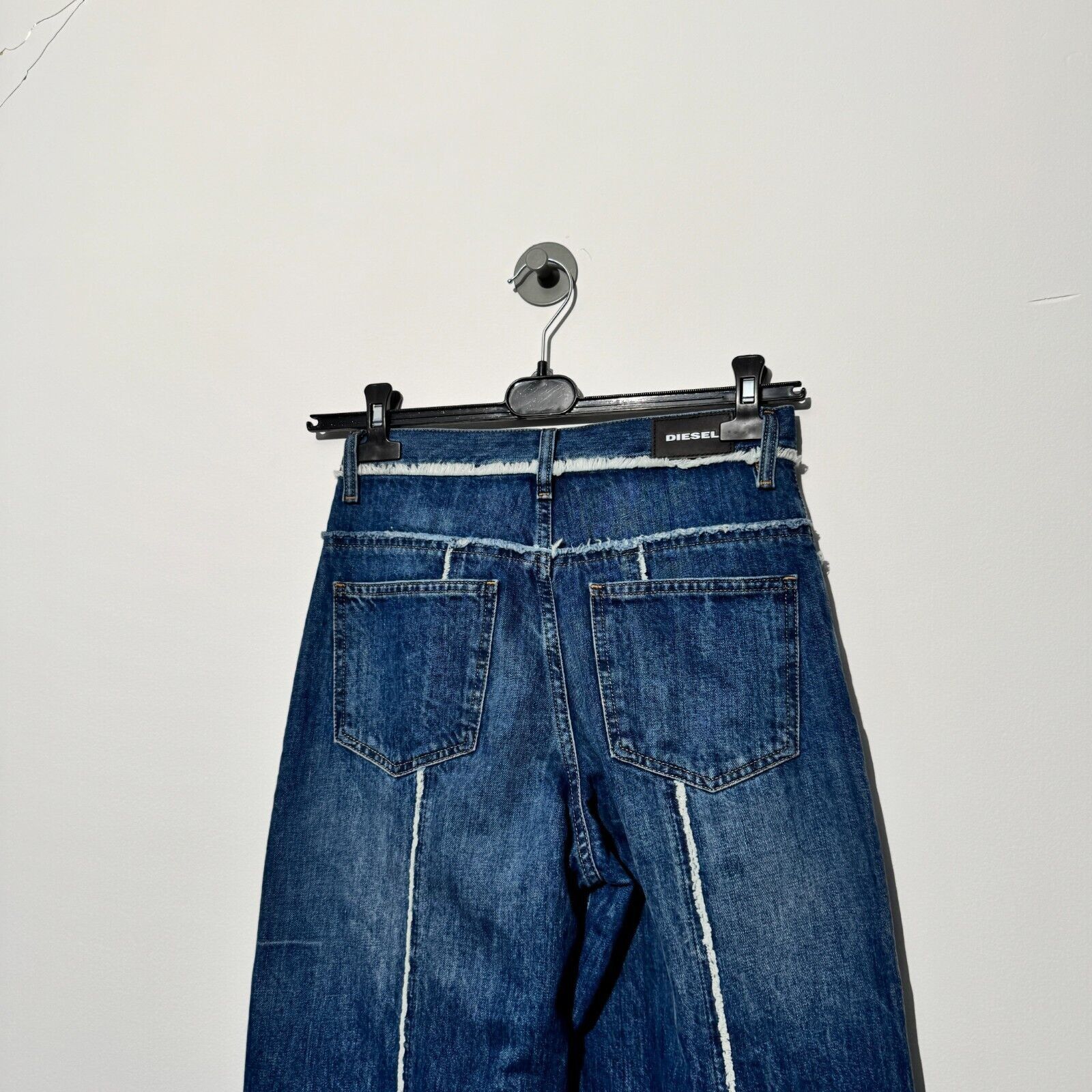 Diesel Diesel Unisex Navy Blue Cotton Denim Pants Size W25 L32 Size US 33 - 10 Thumbnail