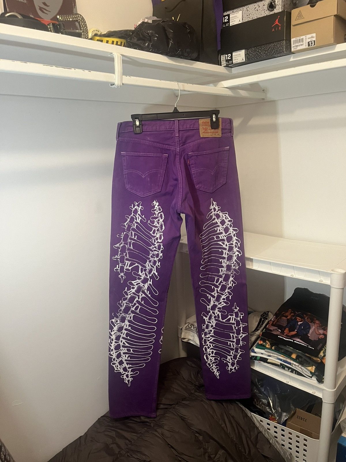 Other Atelier Richard Custom Jeans Purple Size US 33 - 2 Thumbnail