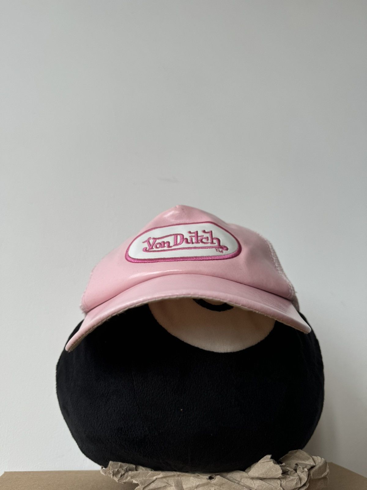 Vintage × Von Dutch Rare Vintage Von Dutch Leather Trucker Cap Hat Size ONE SIZE - 3 Thumbnail