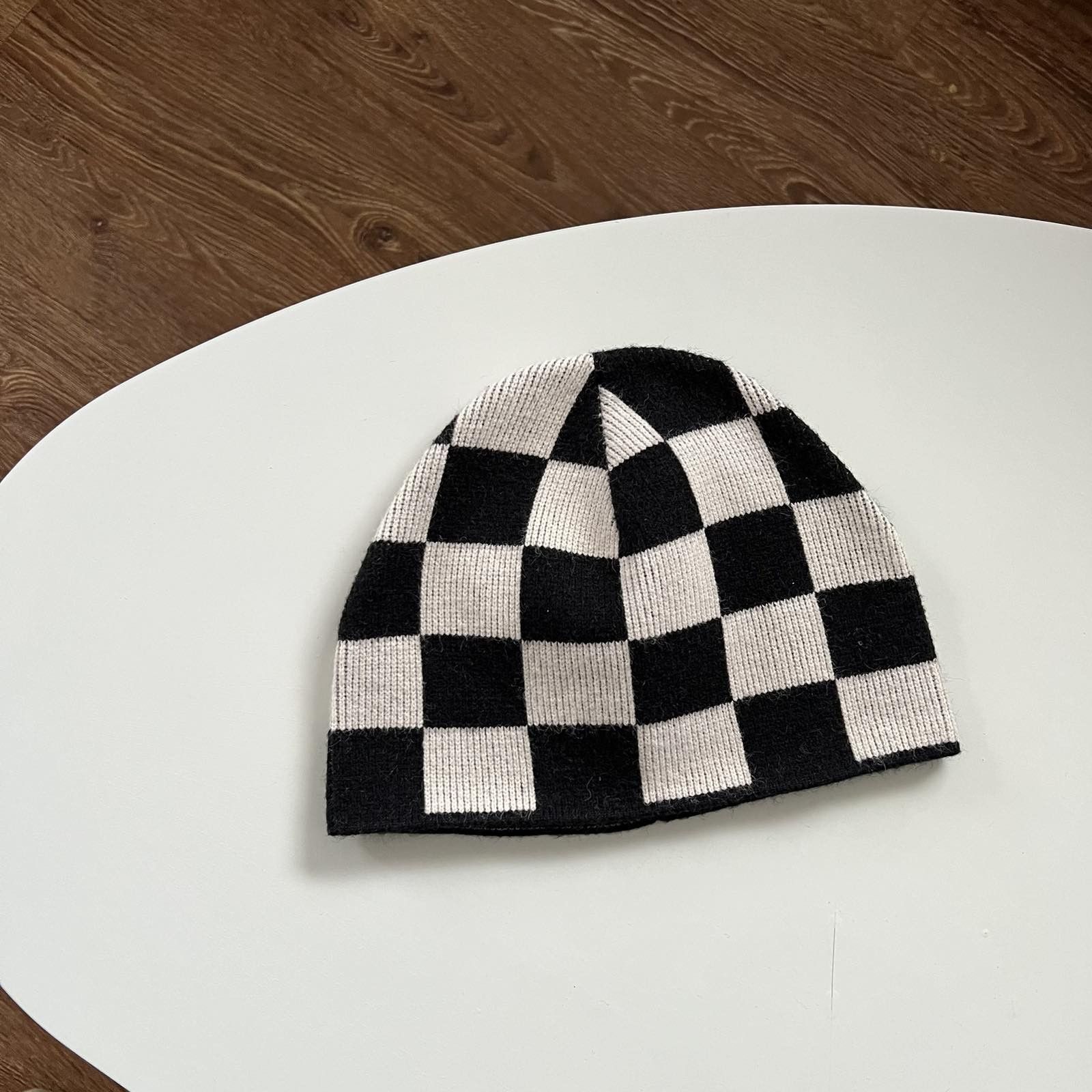 Japanese Brand Chess hat racing Y2K beanie team Size ONE SIZE - 2 Thumbnail