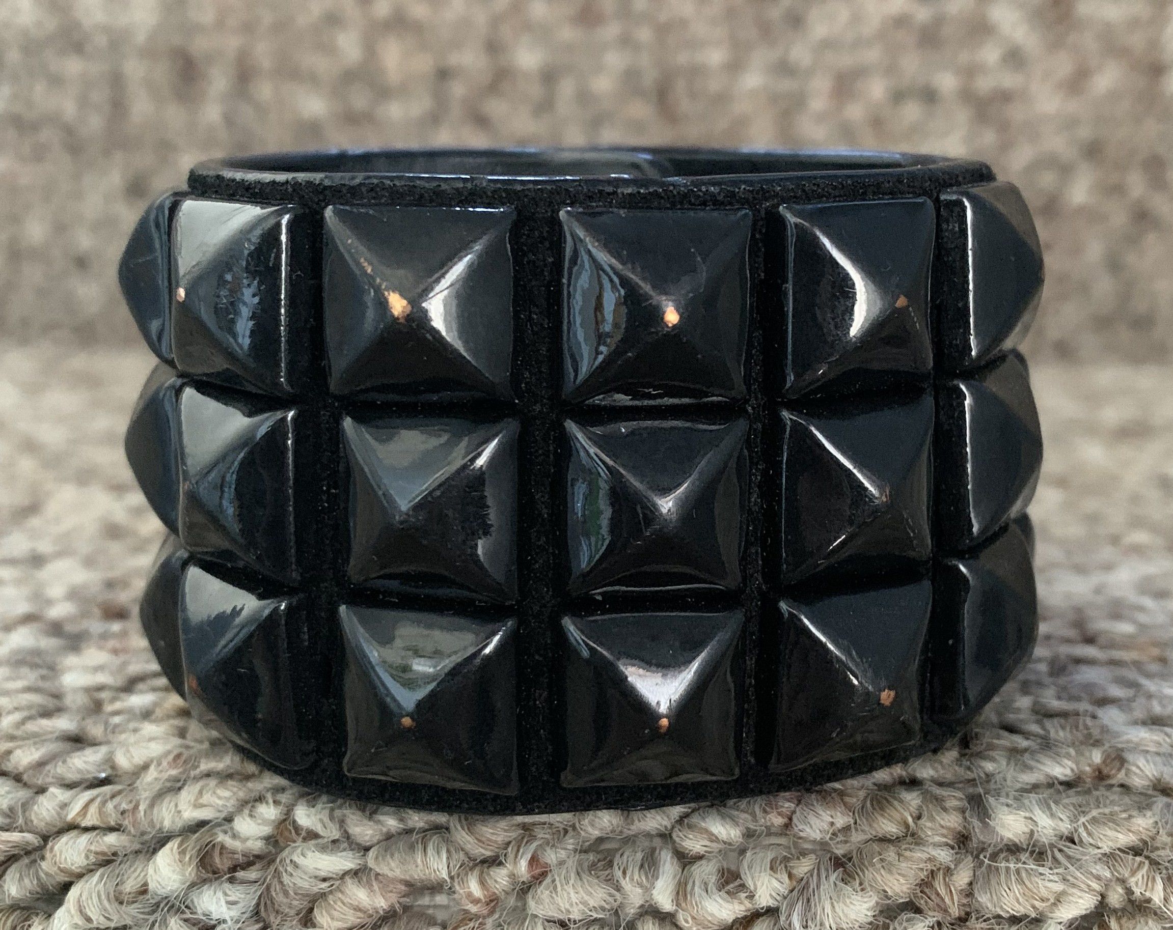 Number (N)ine FW04 Number (N)ine Studded Leather Bracelet Size ONE SIZE - 2 Thumbnail
