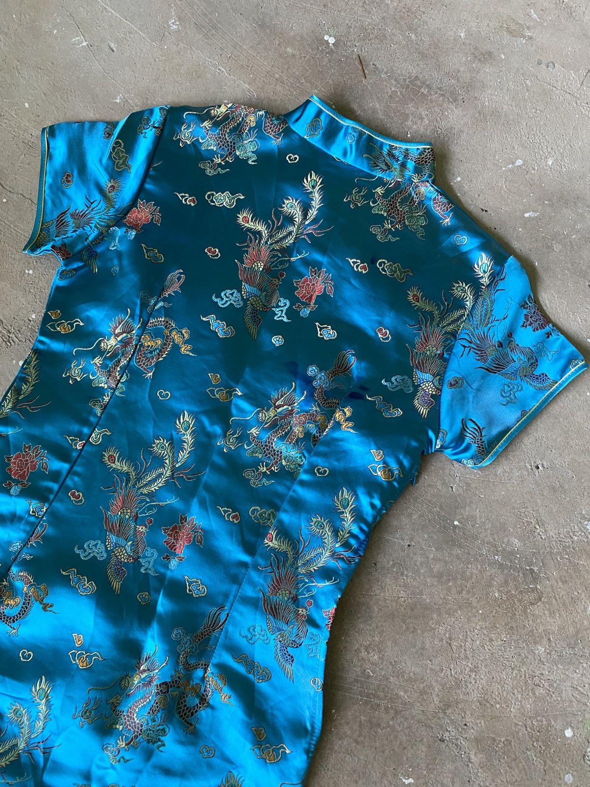 Chinese Laundry Vintage Chinese Cheongsam Silk Dress Size S / US 4 / IT 40 - 12 Thumbnail
