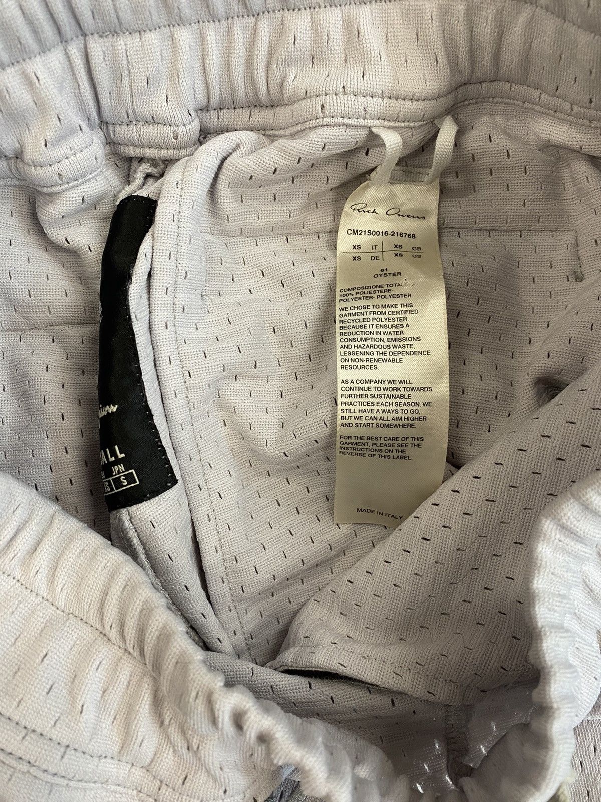 Champion × Rick Owens Rick Owen’s X Champion Mesh Pants Joggers X-SMALL Size US 29 - 4 Thumbnail