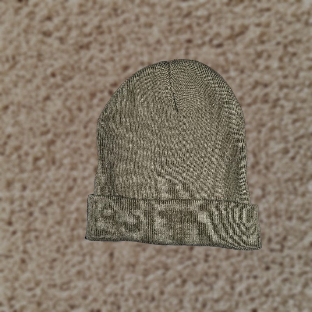 Vintage Wild Fable Beanie Teens One Size Green Knit Lined Stretch Casual Winter Hat Size ONE SIZE - 1 Thumbnail