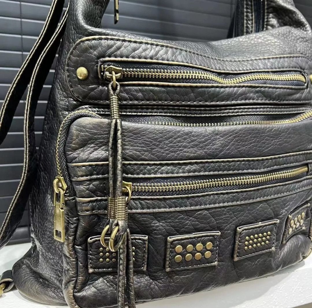 Japanese Brand Motorcycle Rock Punk Shoulder Bag Y2K Women Size ONE SIZE - 5 Thumbnail