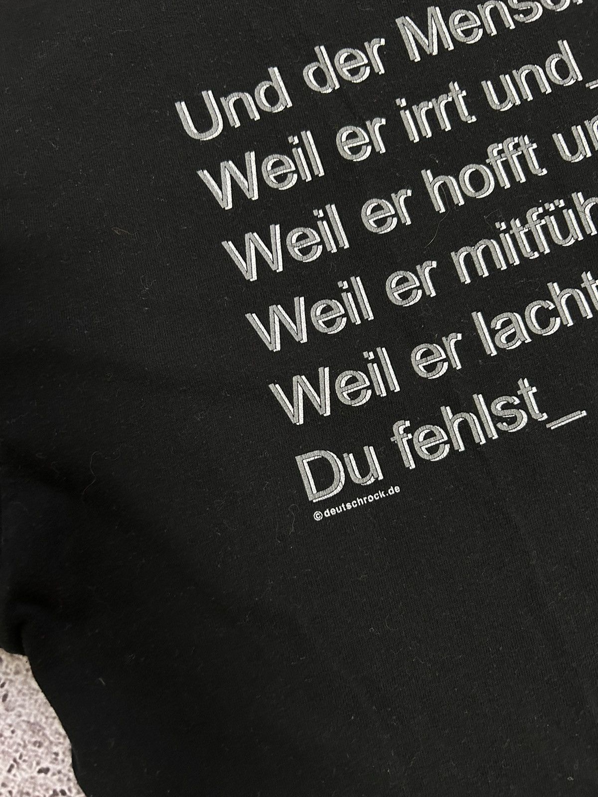 Band Tees × Vintage Vintage 90’s Herbert Grönemeyer Band T-Shirt Size US XL / EU 56 / 4 - 9 Thumbnail