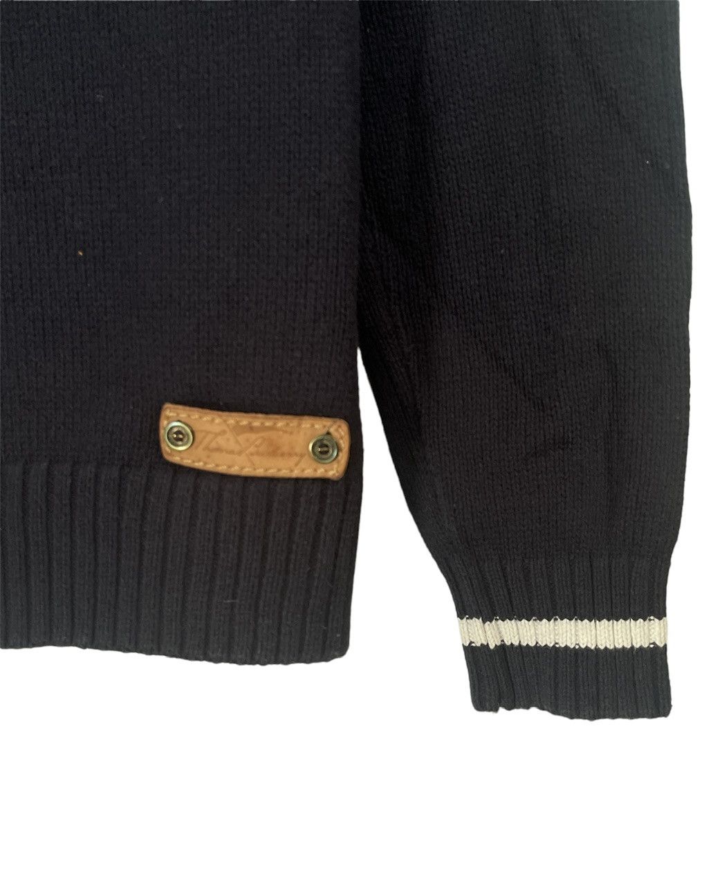 Burberry 🔥 TB Burberry sweater heavy knitted halfzip size L Size US L / EU 52-54 / 3 - 3 Thumbnail