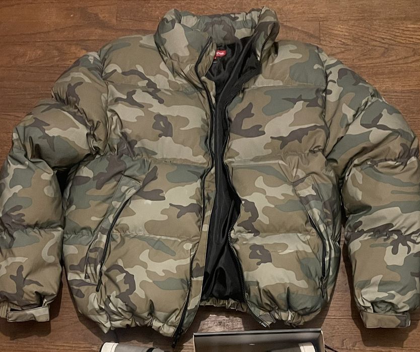 正規品販売 supreme reflective camo down L | goiasemnoticias.com