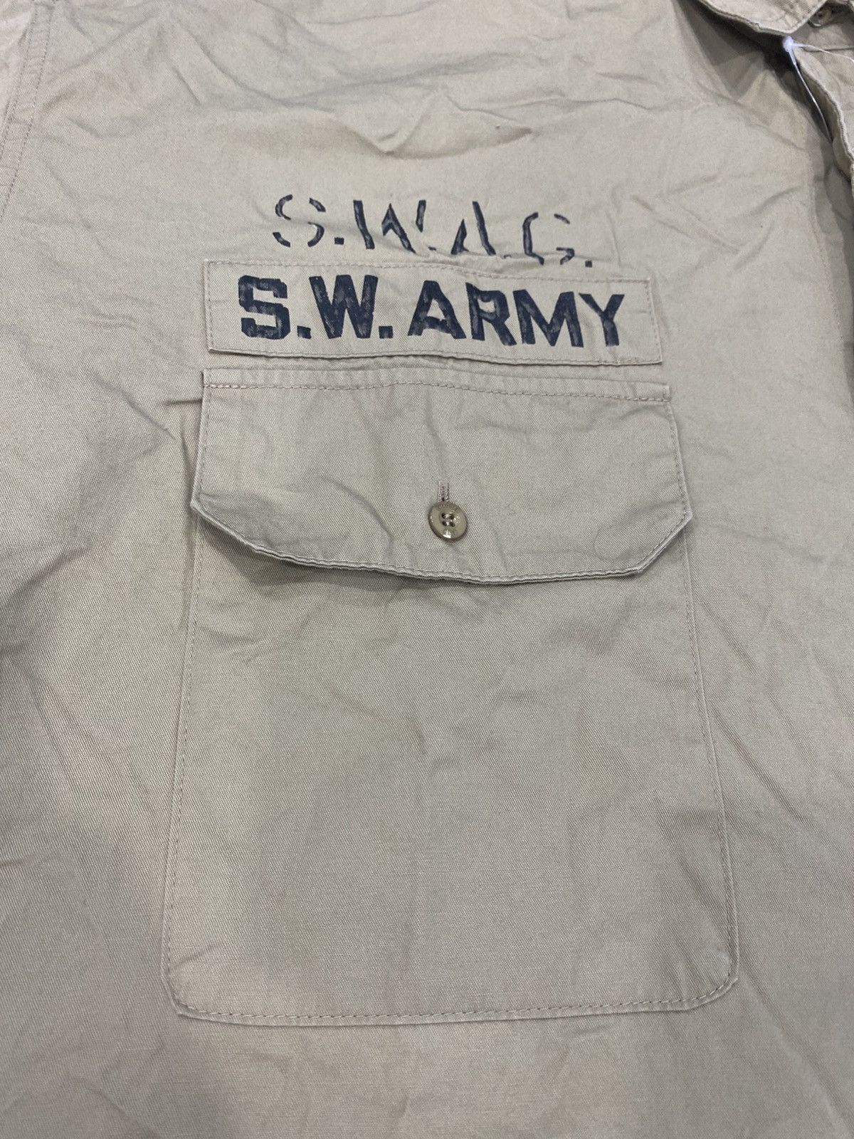 Swagger Swagger army style shirt Size US XXL / EU 58 / 5 - 2 Thumbnail