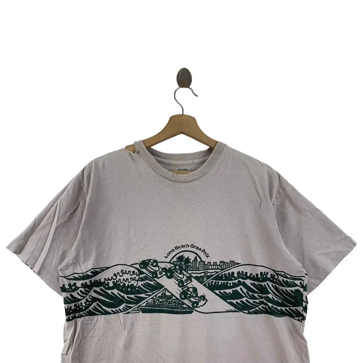 Warehouse Vintage WAREHOUSE JAPAN Long Beach Grand Prix Tee Shirt Top Size US M / EU 48-50 / 2 - 2 Thumbnail