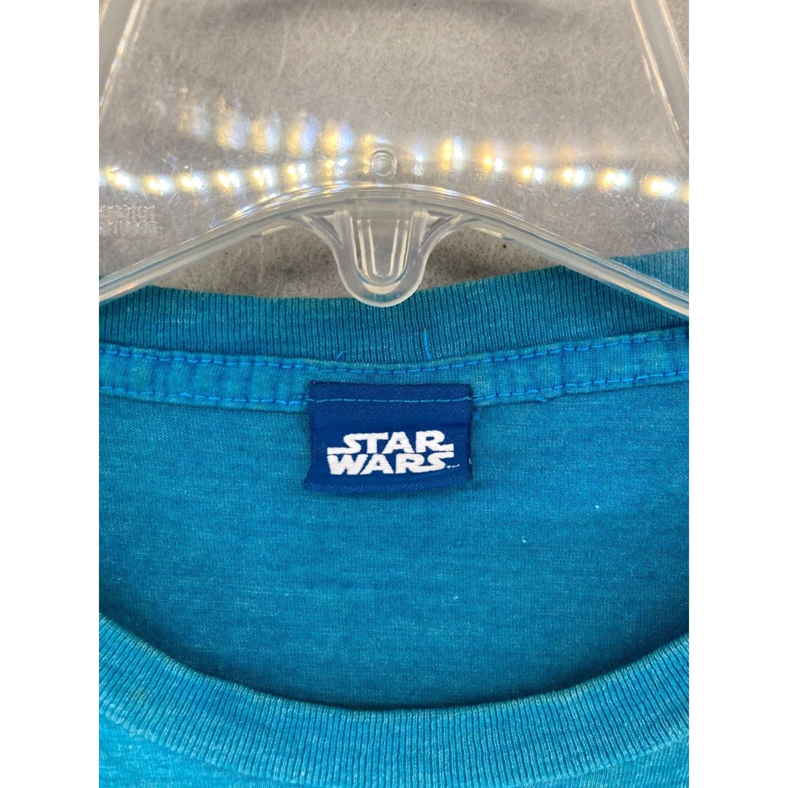 Star Wars Star Wars Star Wars Mens TShirt M Blue Empire Strikes Back Darth Vader Shirt Adult Medium Blue Darth Vader Size US M / EU 48-50 / 2 - 5 Thumbnail