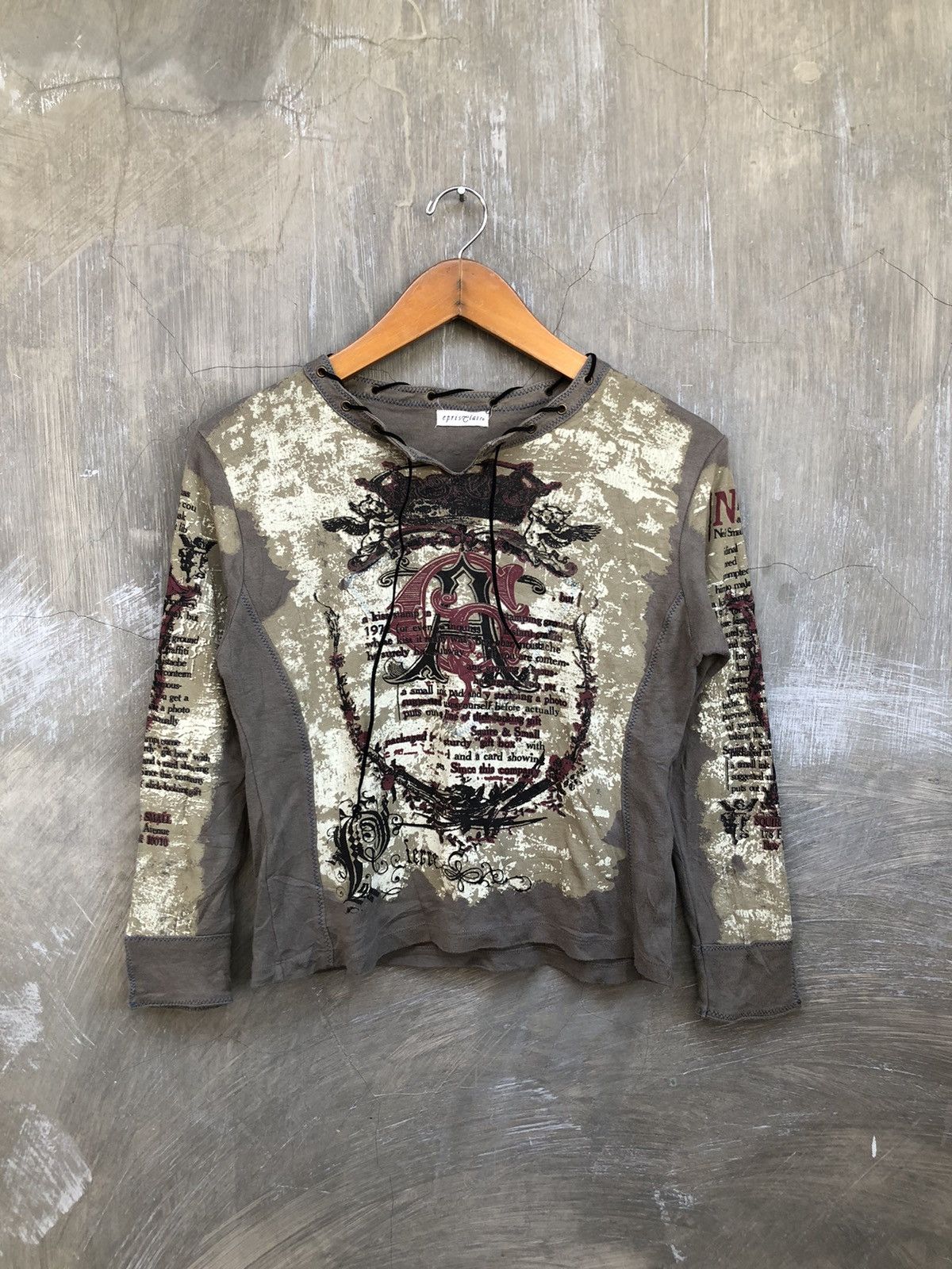 If Six Was Nine Y2K Japanese Epriz Claire Longsleeve Size M / US 6-8 / IT 42-44 - 1 Thumbnail
