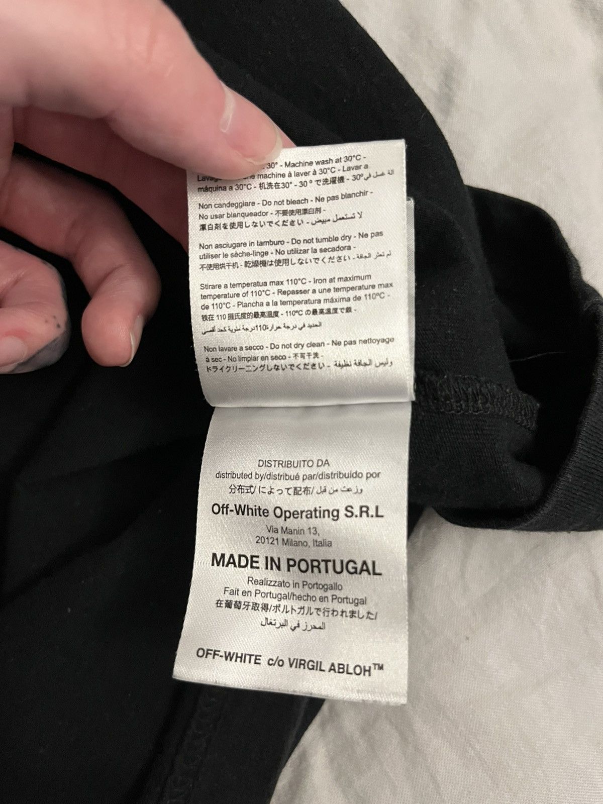 Off-White Off White Cut Off Tee Black Size US XL / EU 56 / 4 - 6 Thumbnail