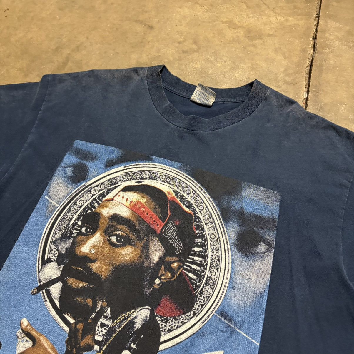 Rap Tees Vintage 2Pac Thug Life Rap Tee Graphic T shirt Y2K Mexican Size US XL / EU 56 / 4 - 6 Thumbnail
