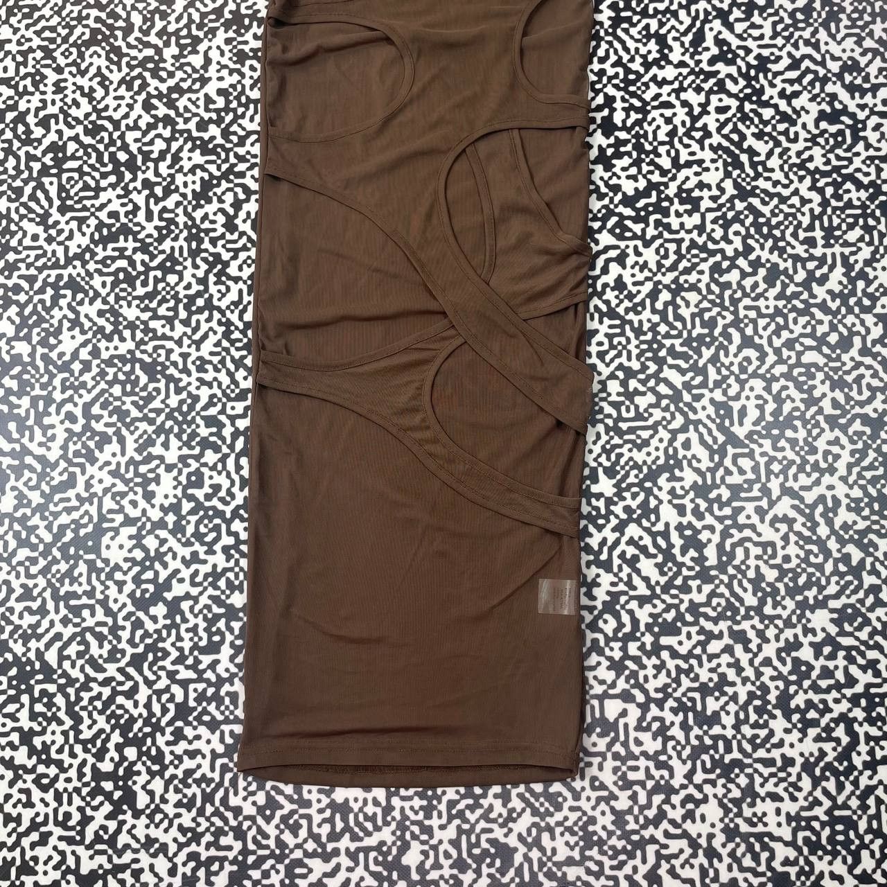 Japanese Brand Vintage Y2K Missy Empire Mesh Cut Out Overlay Maxi Dress Size M / US 6-8 / IT 42-44 - 9 Thumbnail