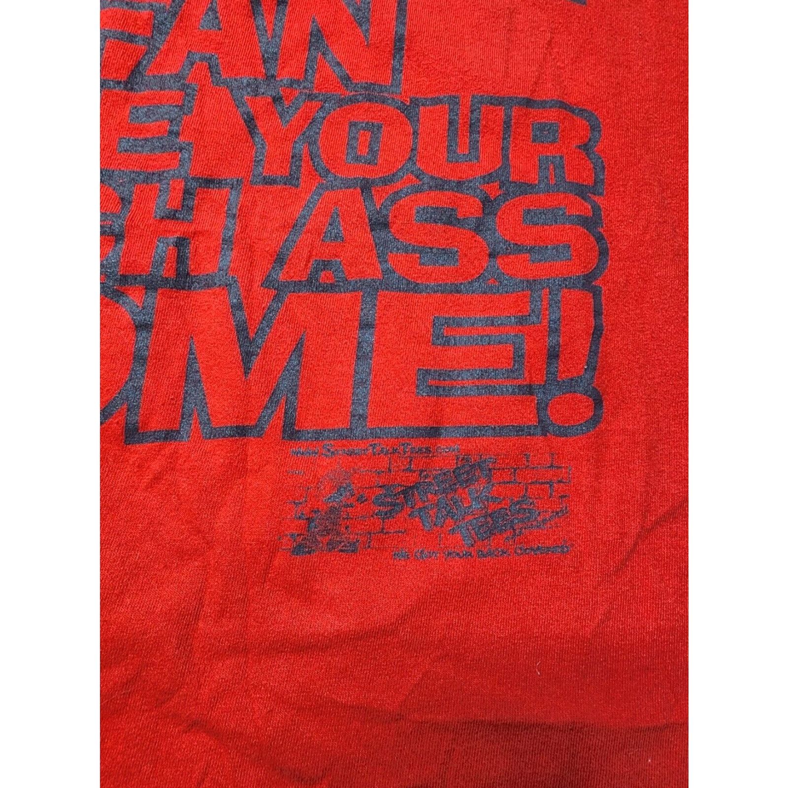 Gildan Retro Tampa Bay FL Street Talk Gildan Mens XL Red Double Sided T Shirt Size US XL / EU 56 / 4 - 3 Thumbnail