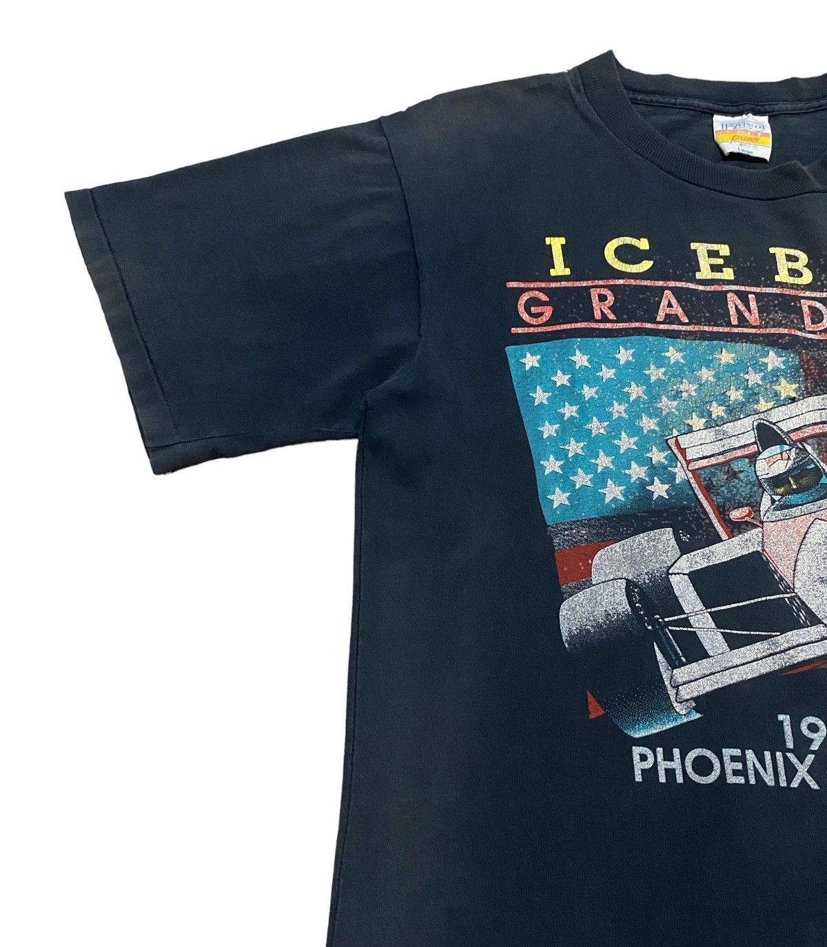Vintage Vintage Formula 1 Iceberg Grand Prix Usa T-Shirt 1990s Size US L / EU 52-54 / 3 - 3 Thumbnail