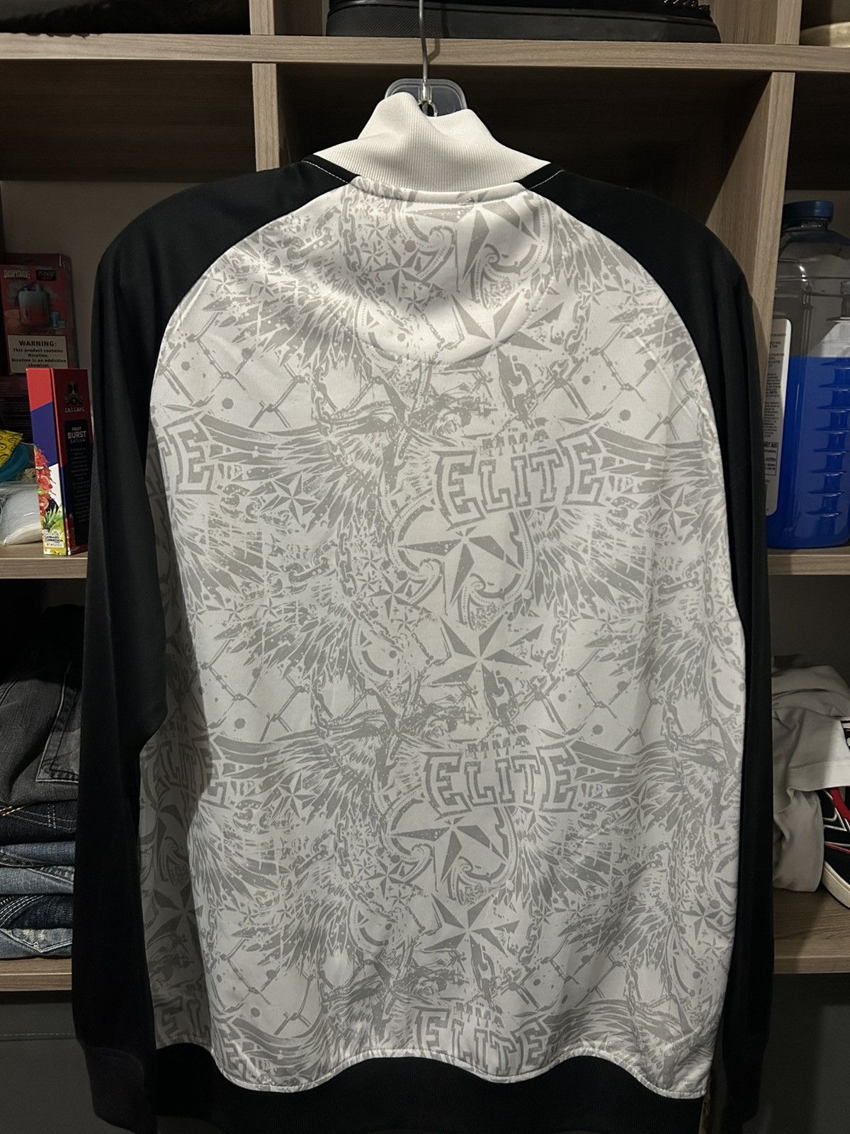Affliction Crazy Y2K MMA Elite Affliction Style Track Zip Up Jacket Size US S / EU 44-46 / 1 - 6 Thumbnail