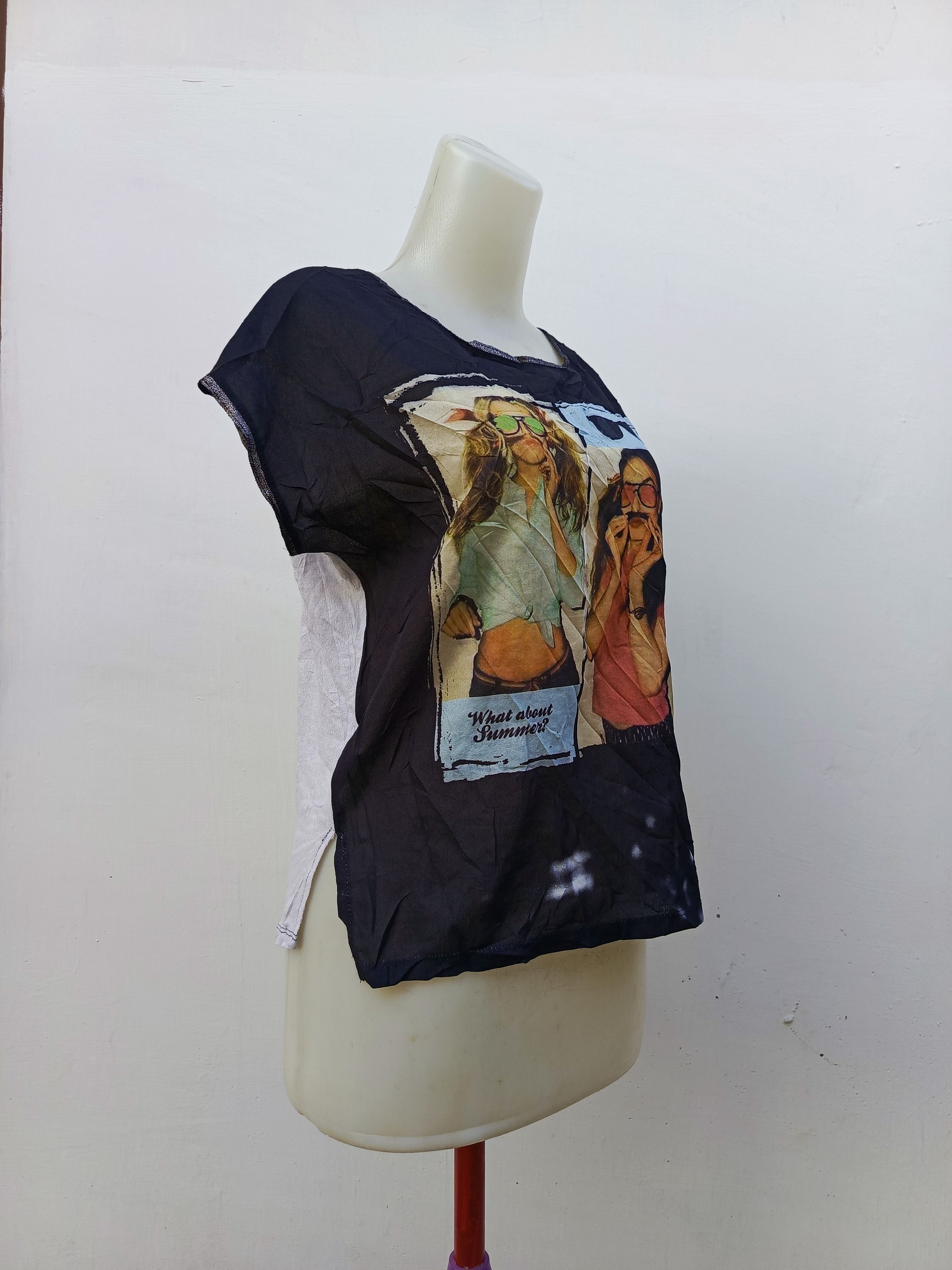 Other Cache Cache Graphic Tee Y2K Aesthetic Girl Print Top Size S / US 4 / IT 40 - 3 Thumbnail