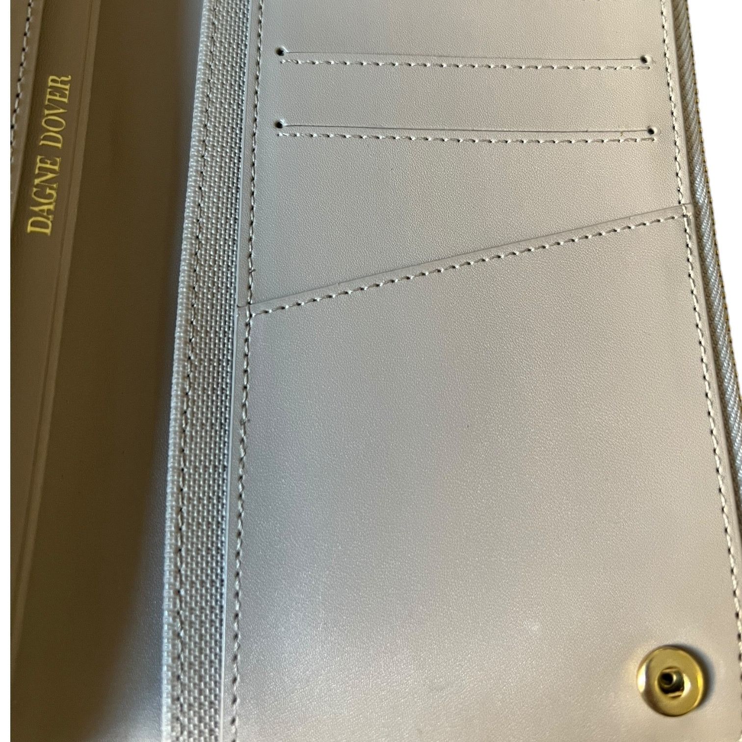 Dagne Dover Dagne Dover Slim Wallet Beige Size ONE SIZE - 5 Thumbnail