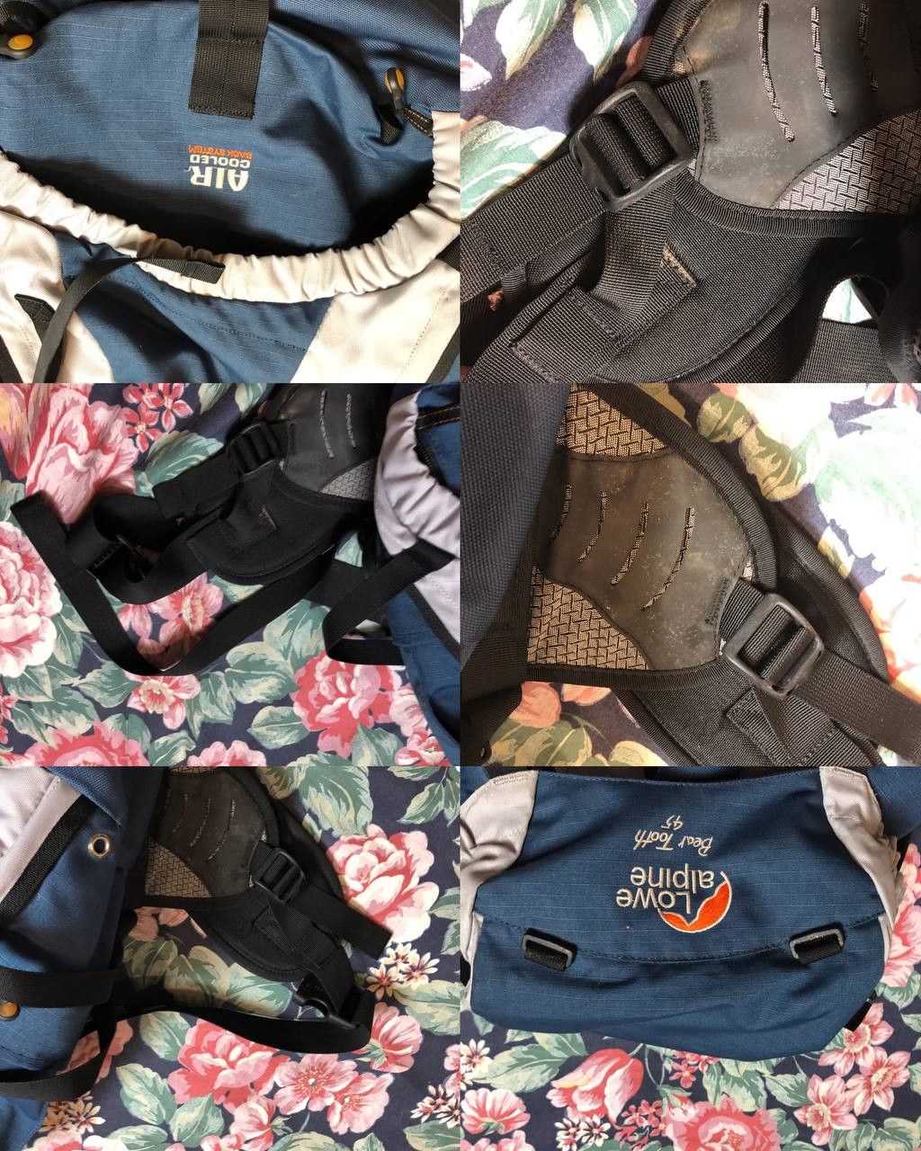 Vintage LOWE ALPINE CONTOUR BACKPACK Camp Hike Expedition Pack Size ONE SIZE - 22 Thumbnail